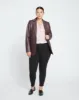 Davis Leather Blazer - Brulee sold by Universal Standard