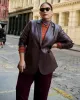 Davis Leather Blazer - Brulee sold by Universal Standard
