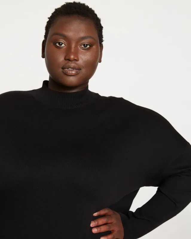 Drapey Dolman Tee - Black sold by Universal Standard