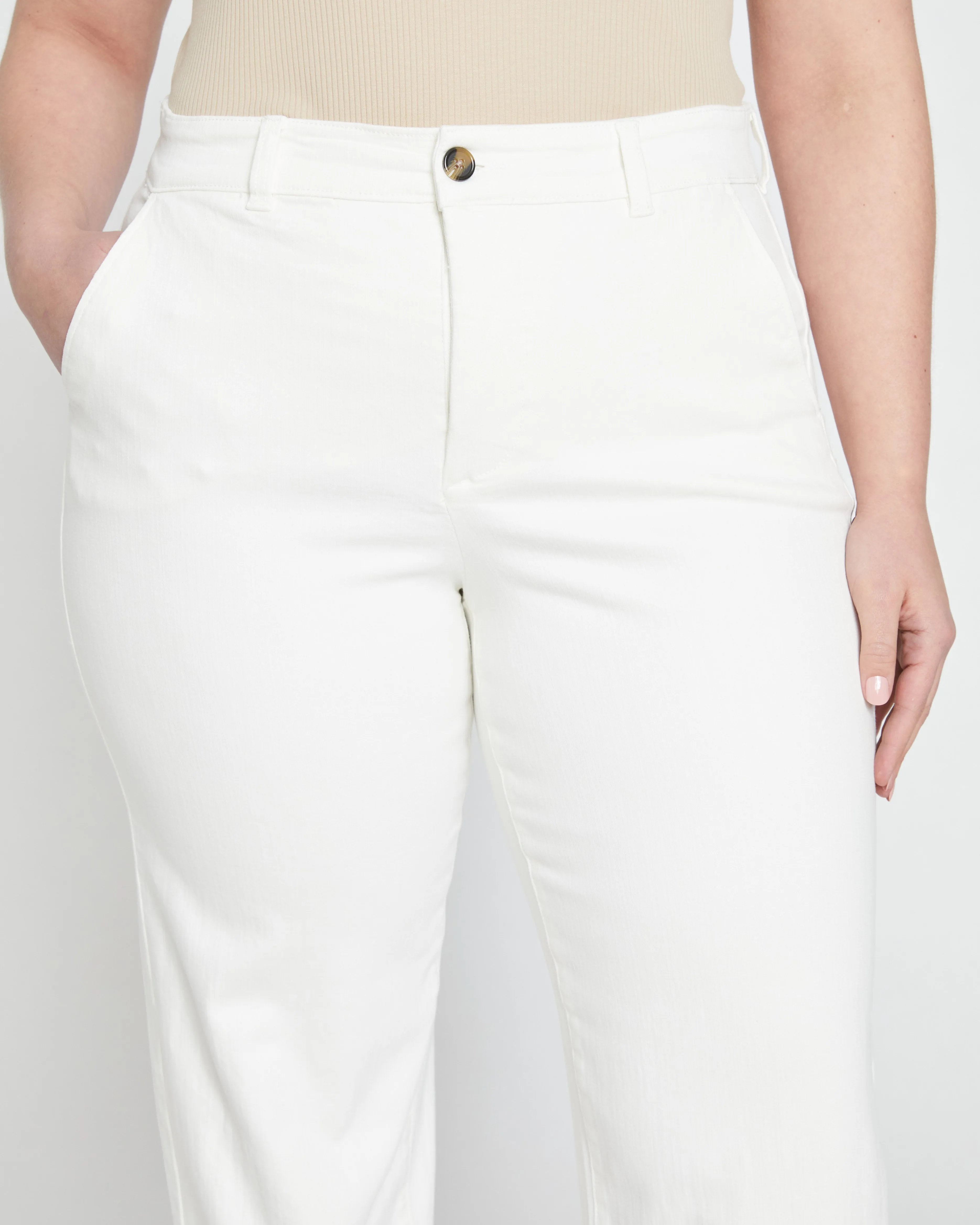 Carol High Rise High Stretch Jeans - White sold by Universal Standard product image thumbnail 3