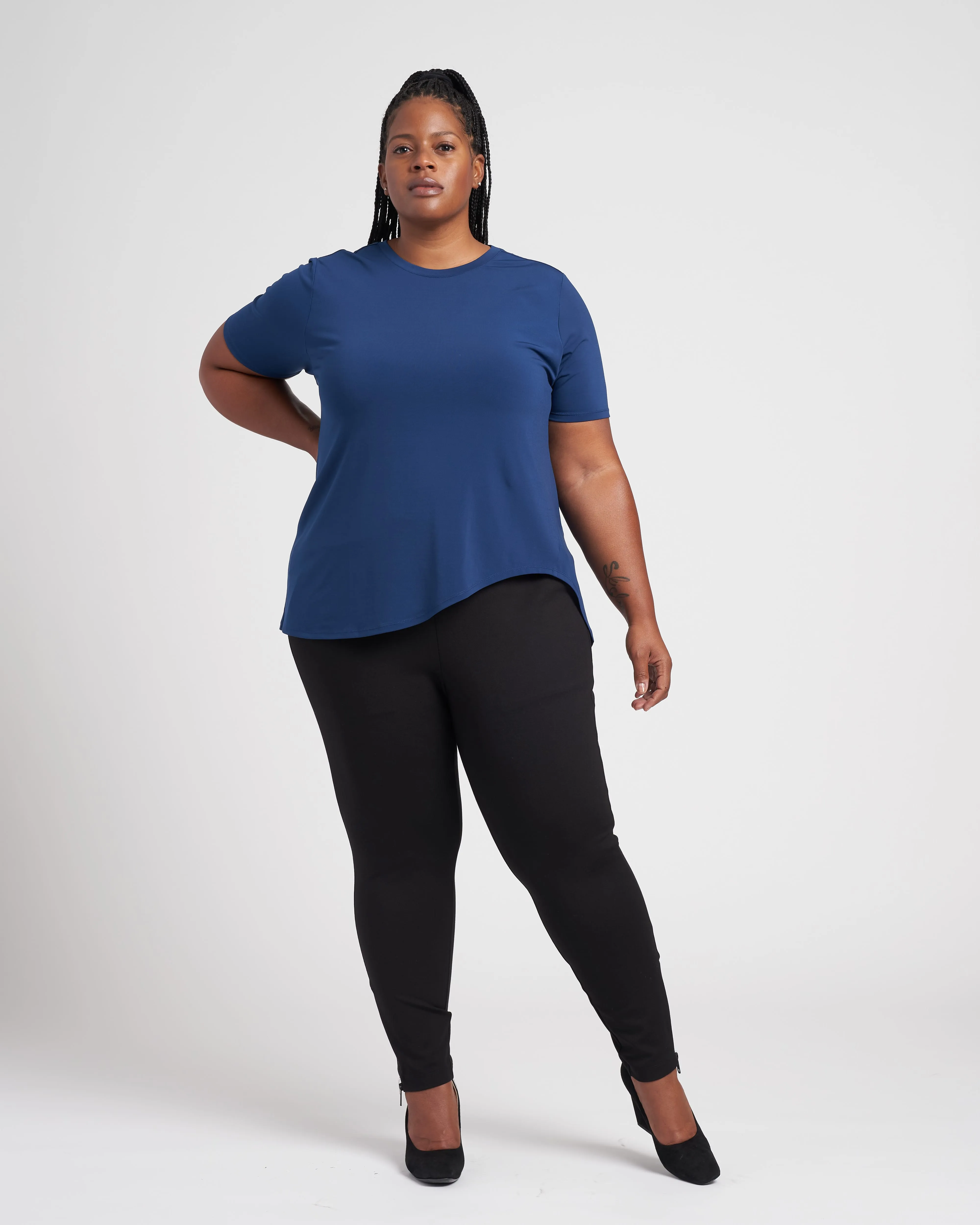 Smooth Wave Tee - True Blue sold by Universal Standard product image thumbnail 2