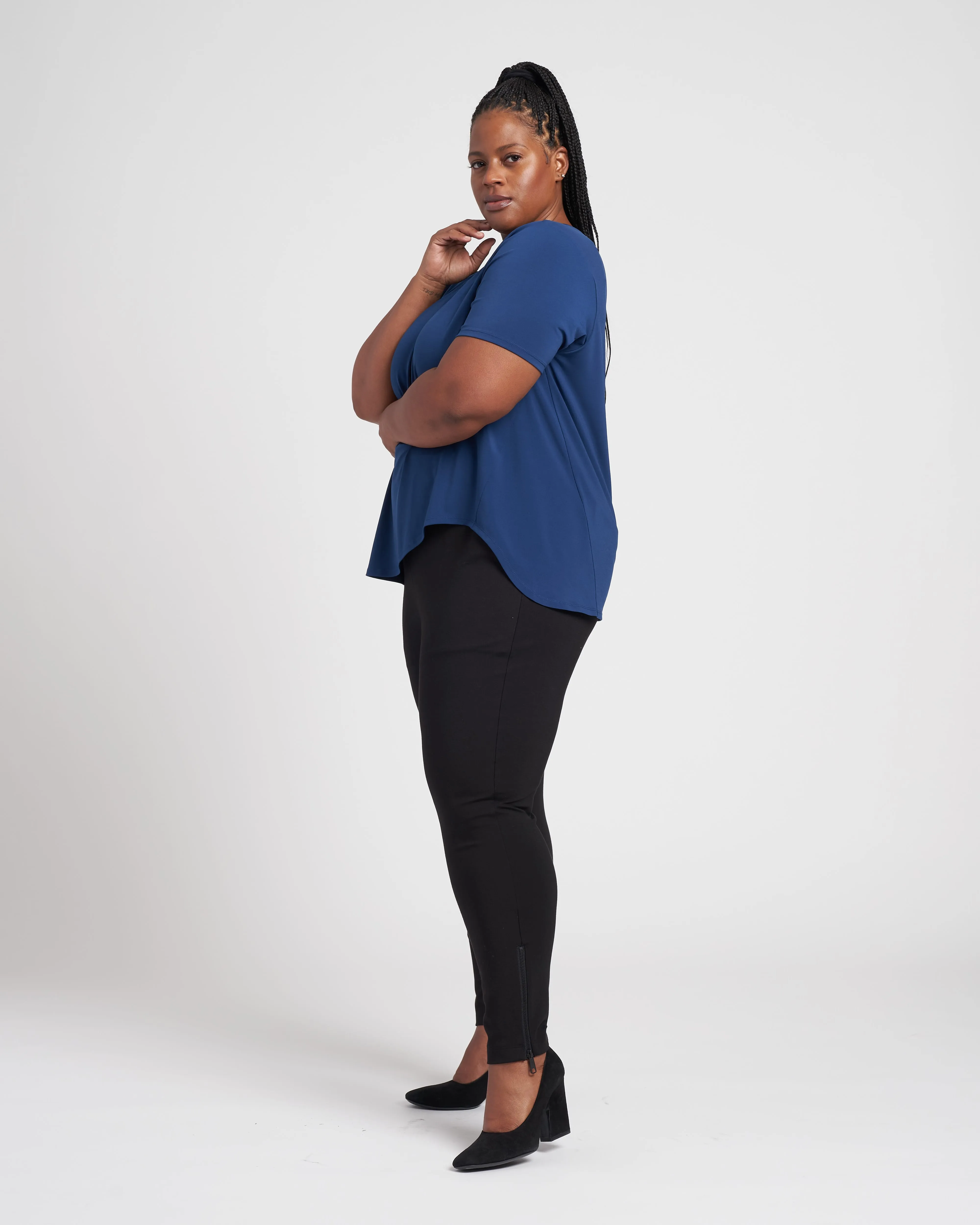 Smooth Wave Tee - True Blue sold by Universal Standard product image thumbnail 4