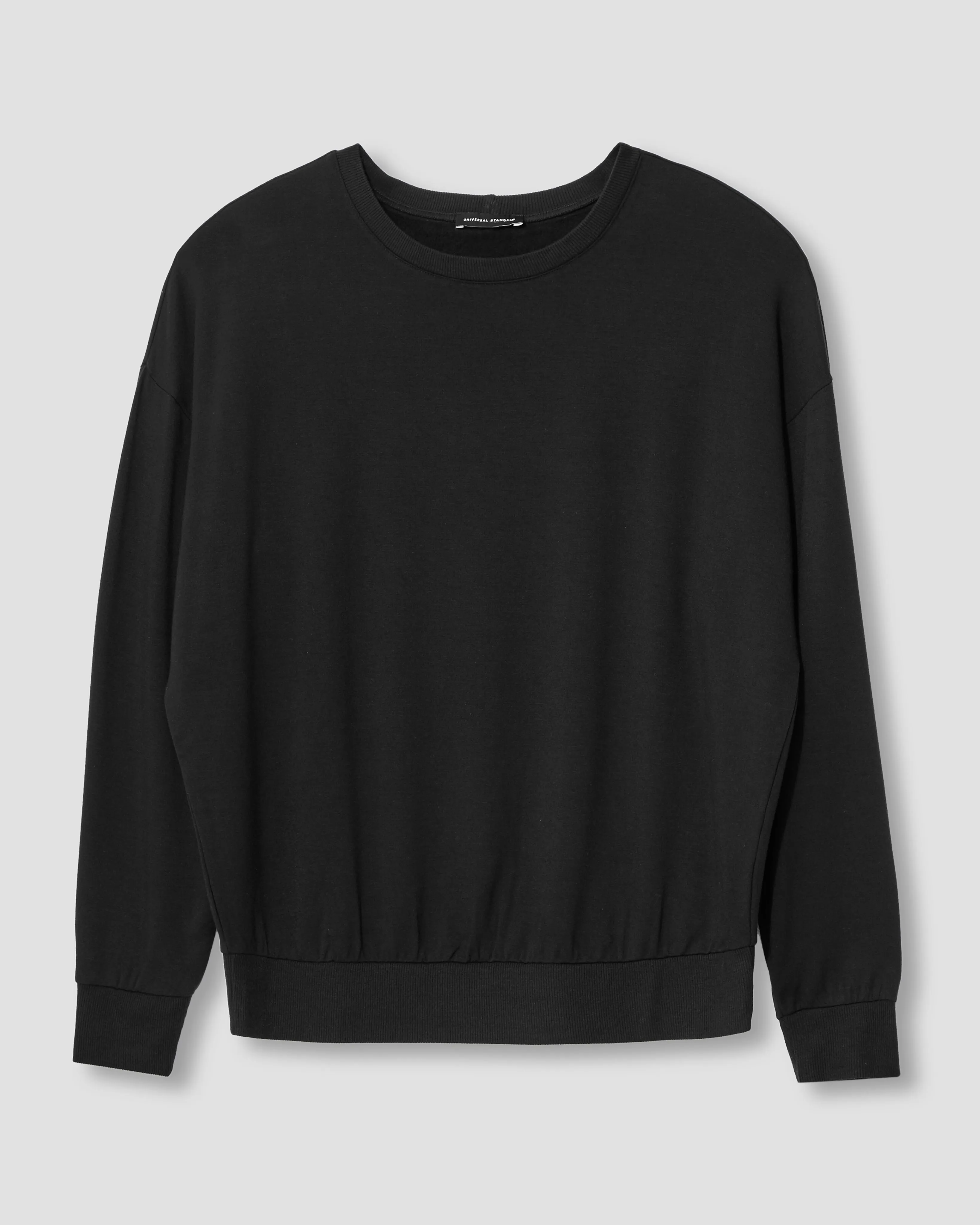 Classic Light Terry Sweatshirt - Black sold by Universal Standard product image thumbnail 2