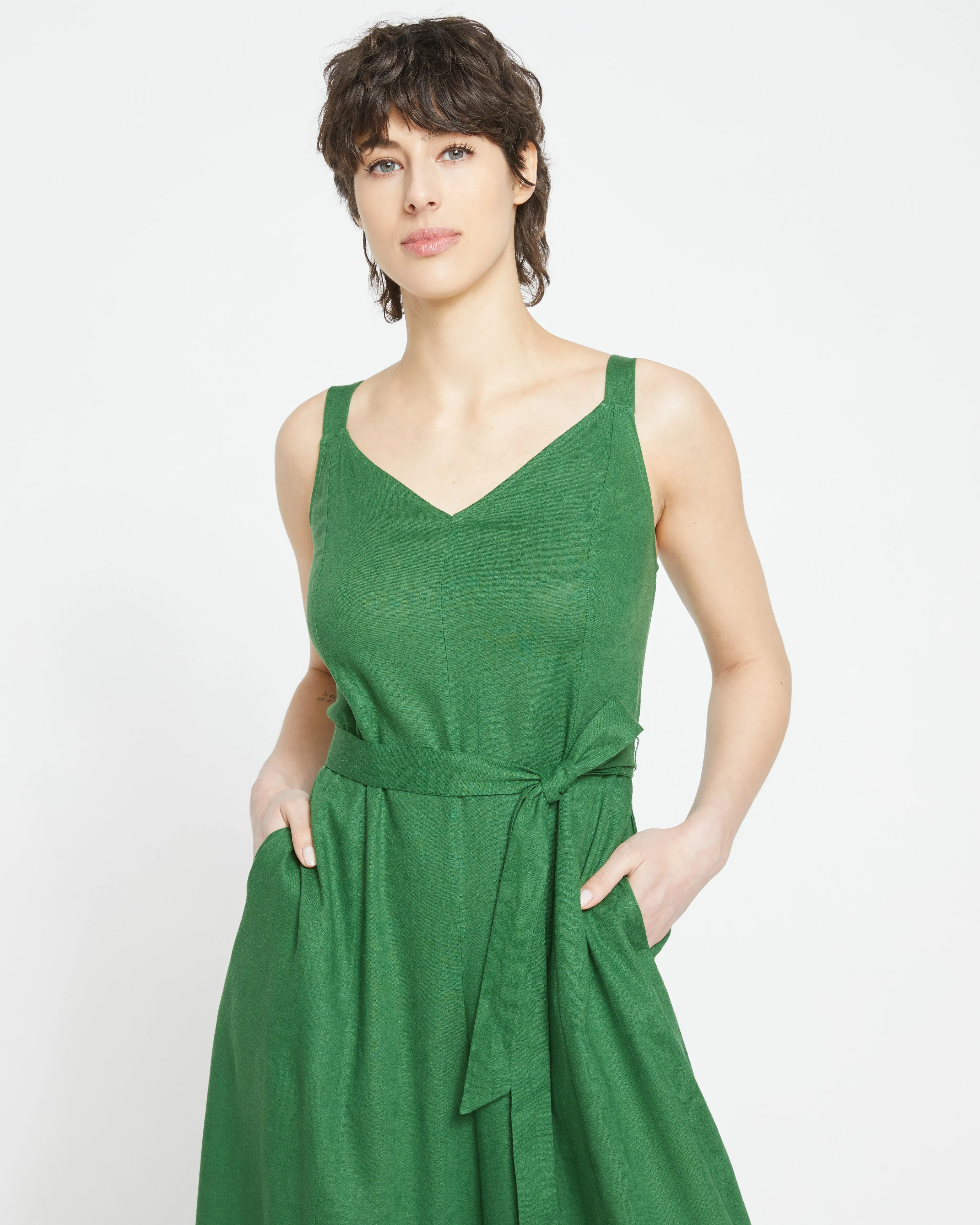 Promenade Linen Jumpsuit - Jardin sold by Universal Standard product image thumbnail 2