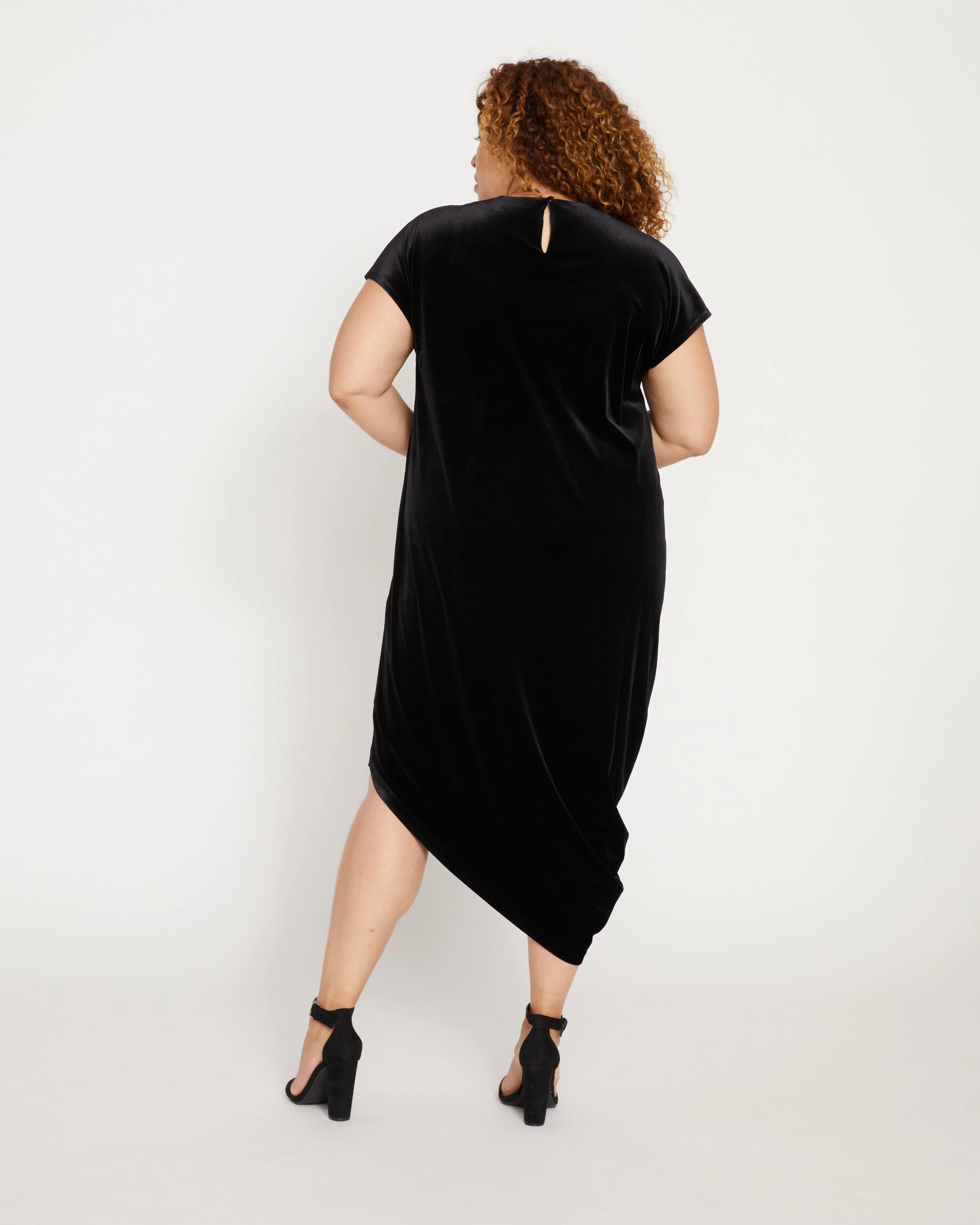 Iconic Geneva Dress - Black Velvet sold by Universal Standard product image thumbnail 4