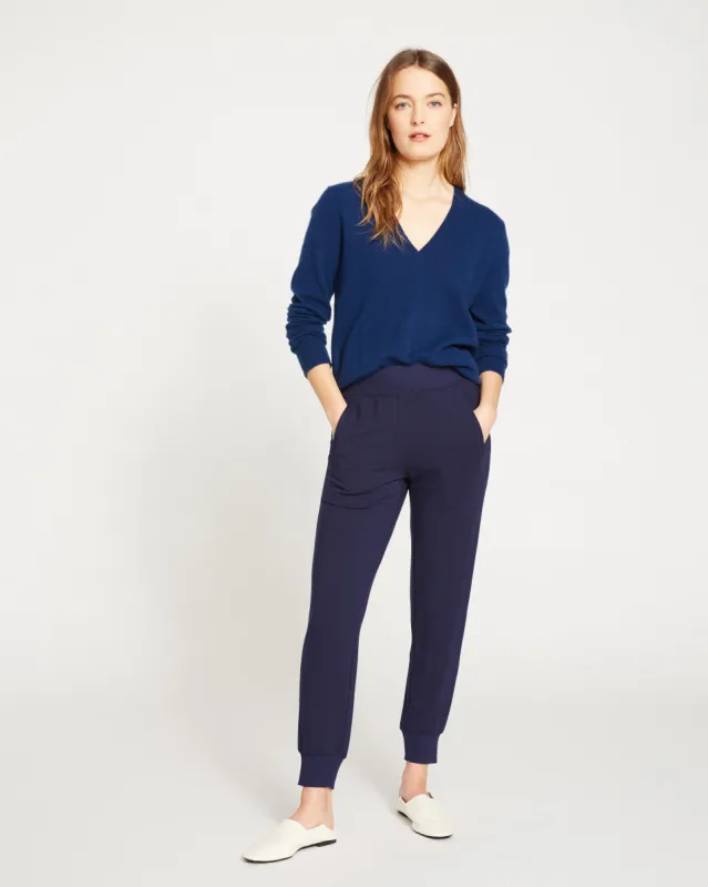 Bridget Luxe Fine Terry Jogger - Navy sold by Universal Standard