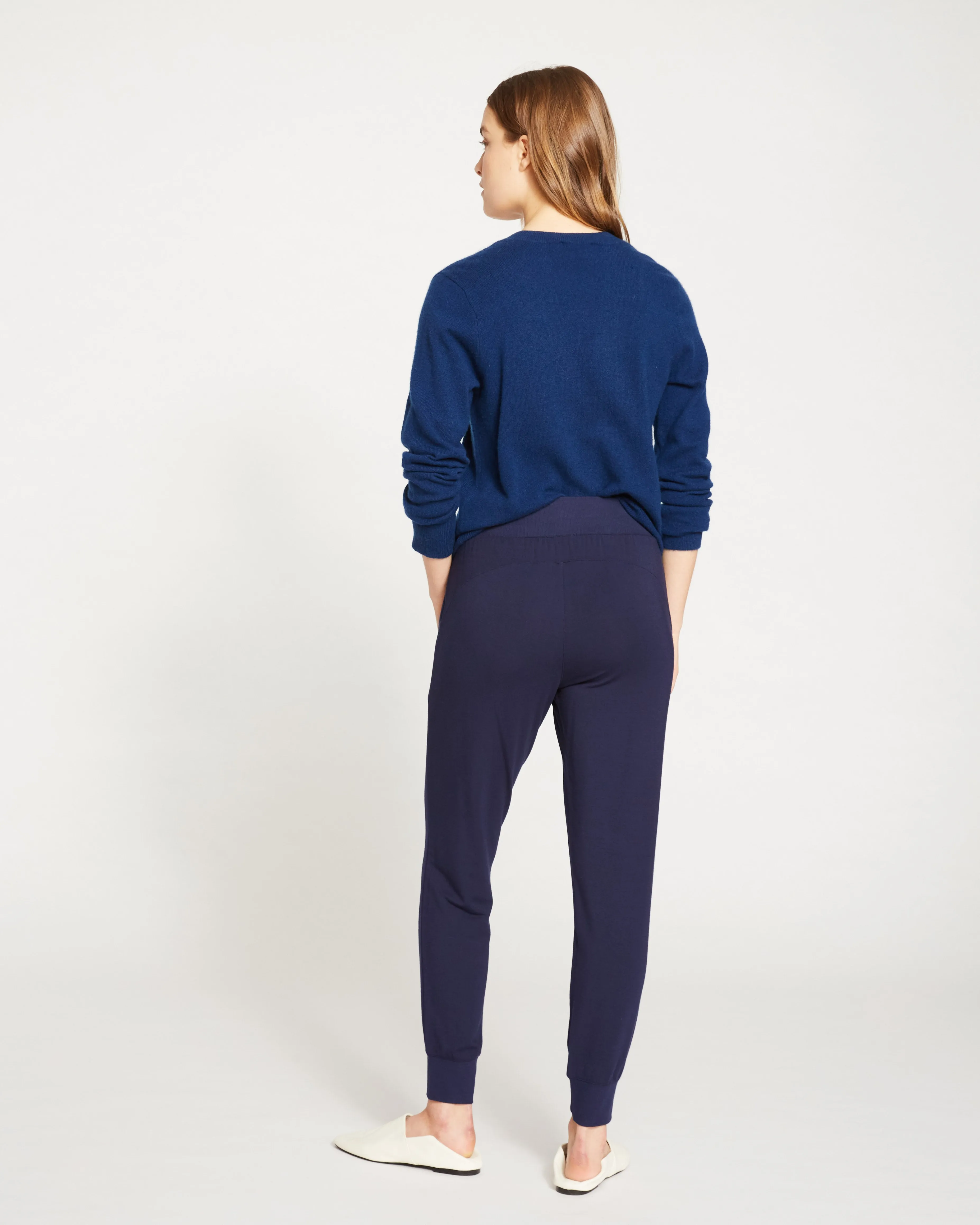 Bridget Luxe Fine Terry Jogger - Navy sold by Universal Standard product image thumbnail 4
