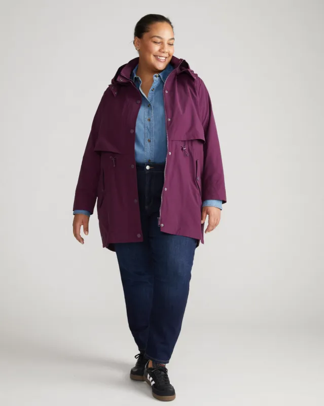 Precision Parka - Deep Pansy sold by Universal Standard