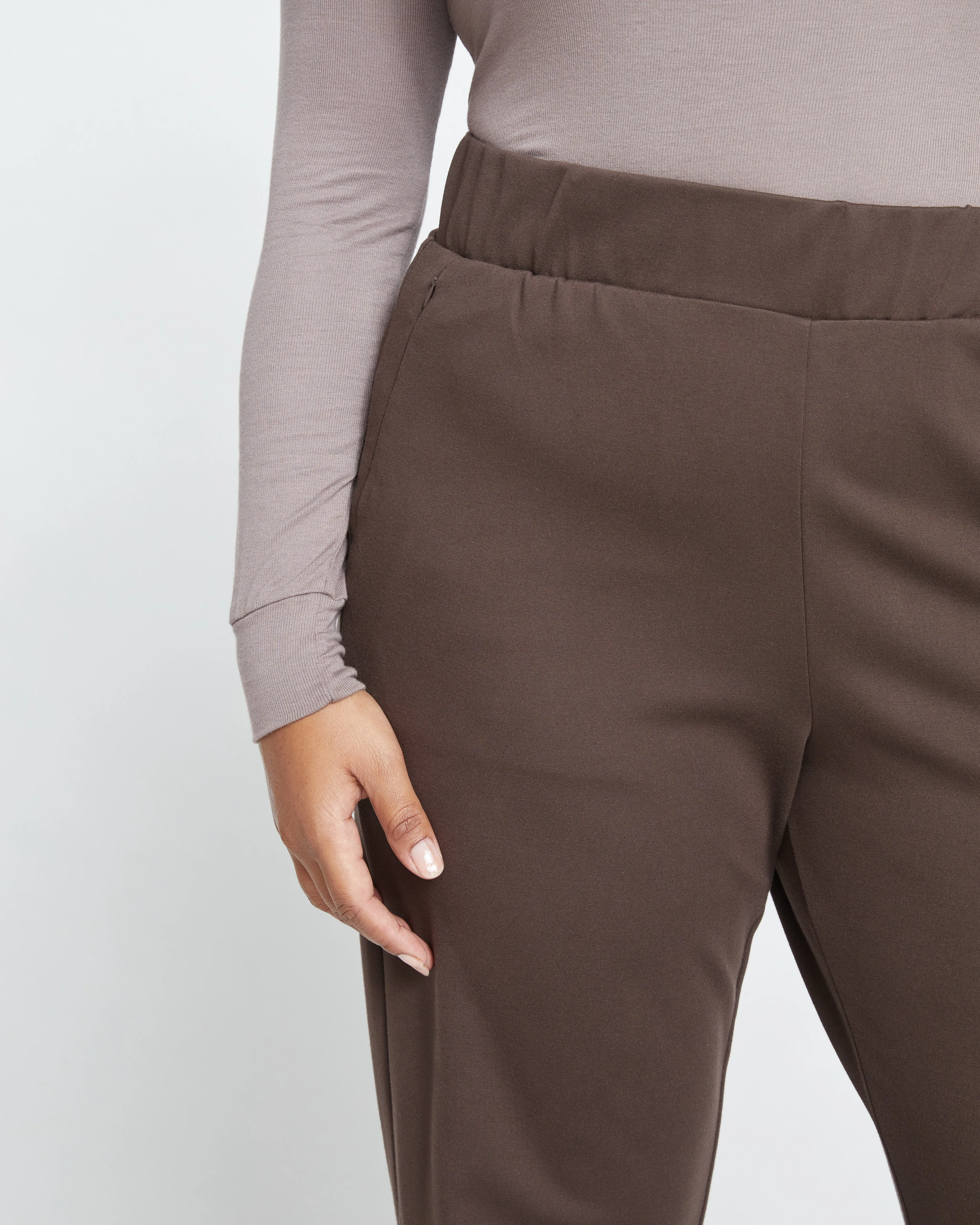 Smart Signature Ponte Pants Long - Earth sold by Universal Standard product image thumbnail 2