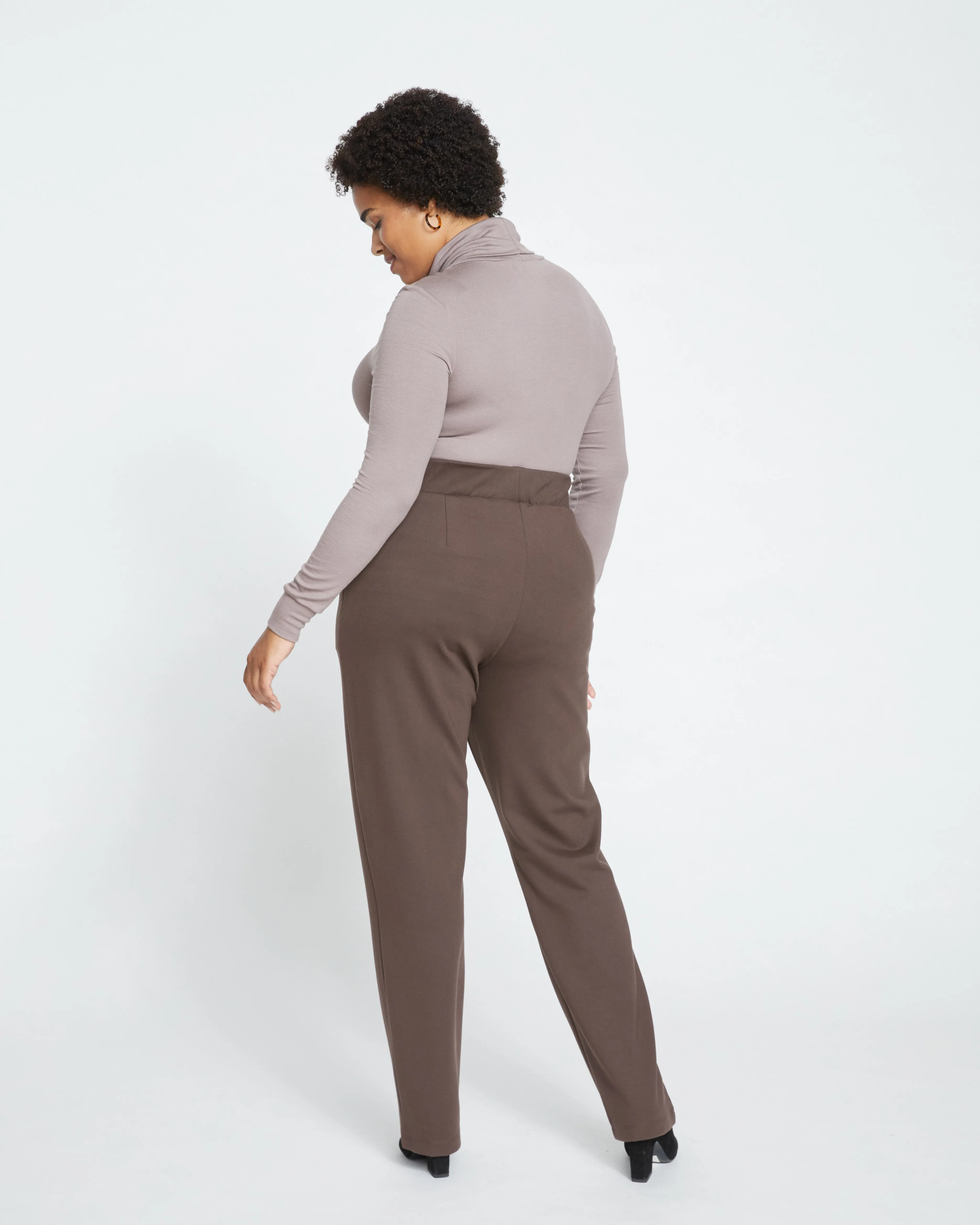 Smart Signature Ponte Pants Long - Earth sold by Universal Standard product image thumbnail 4
