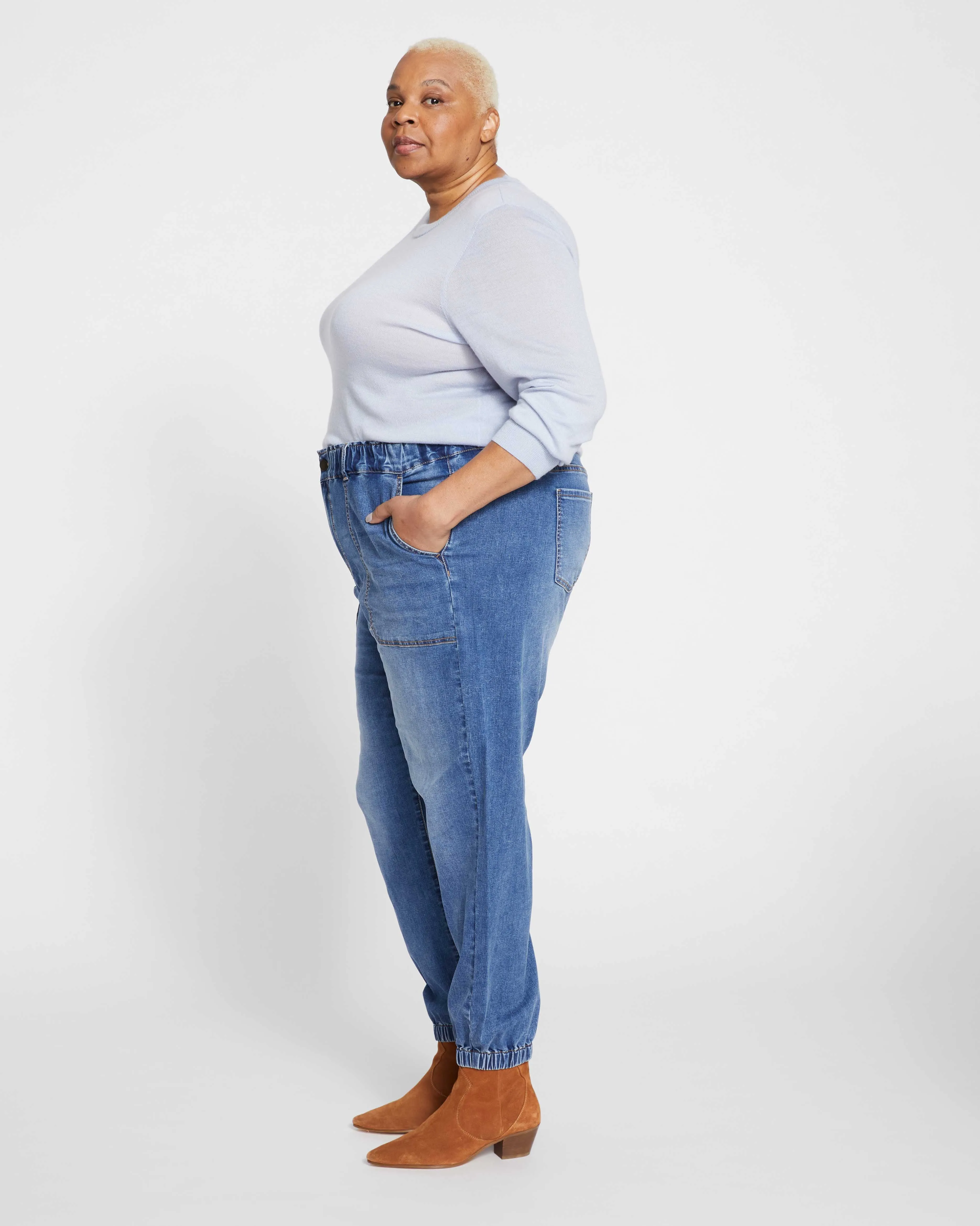 ComfortDenim Joggers - Western Blue Wash sold by Universal Standard product image thumbnail 5