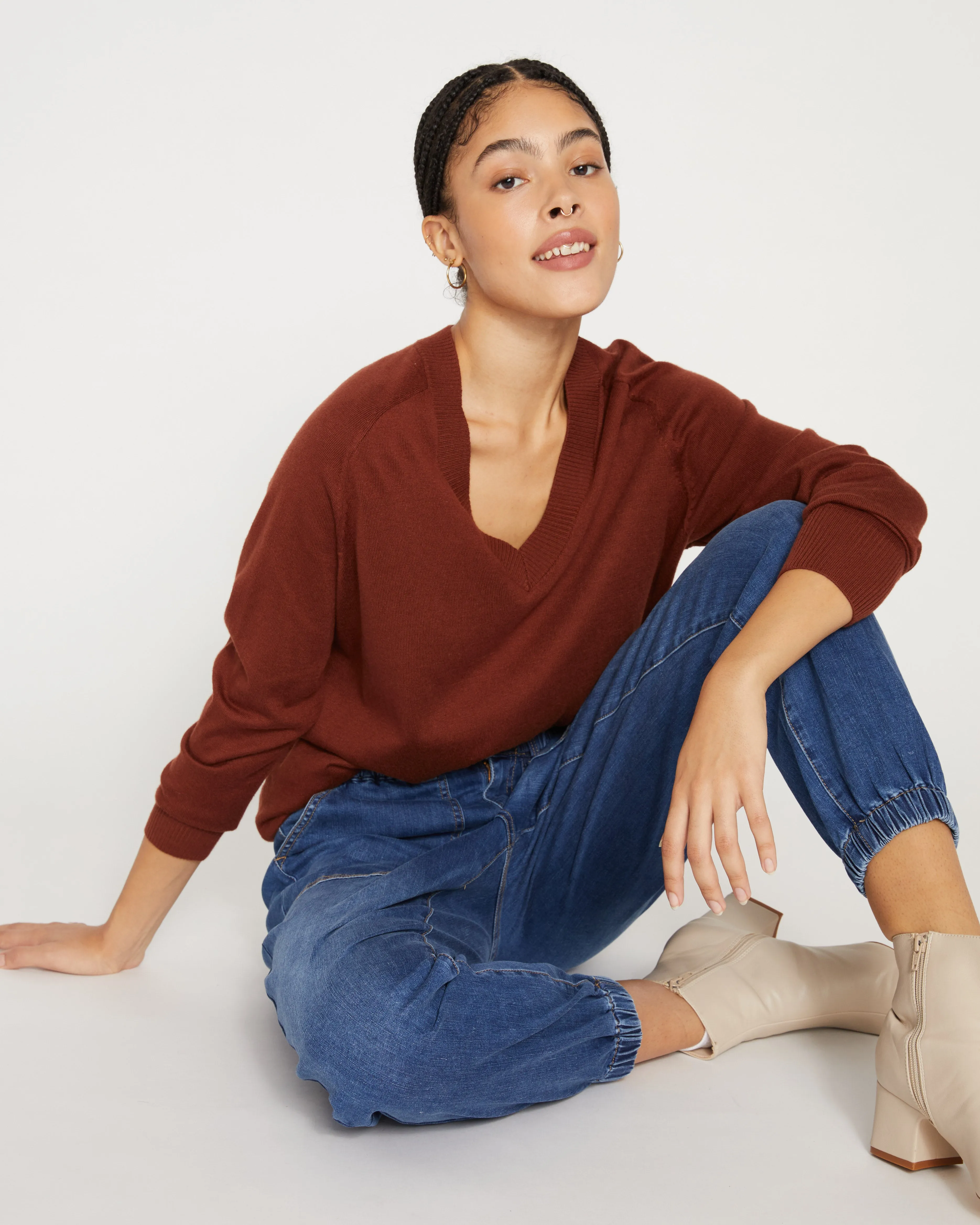 ComfortDenim Joggers - Western Blue Wash sold by Universal Standard