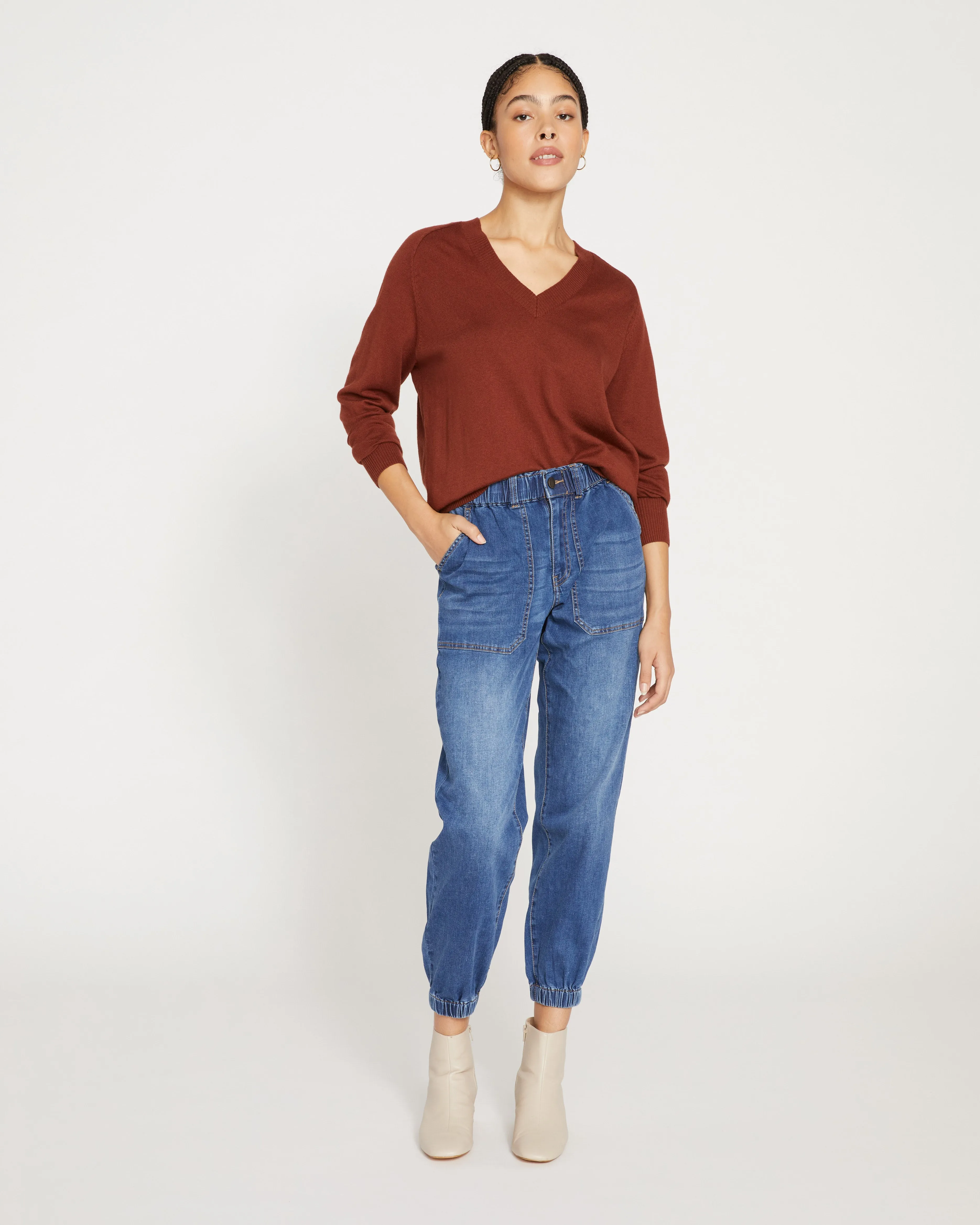 ComfortDenim Joggers - Western Blue Wash sold by Universal Standard product image thumbnail 2