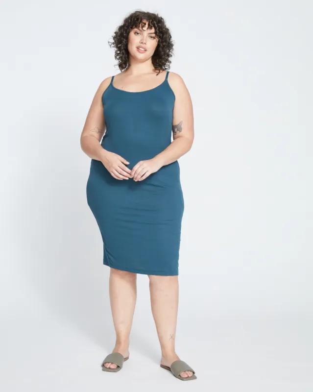Foundation Cami Dress - Deep Sea sold by Universal Standard