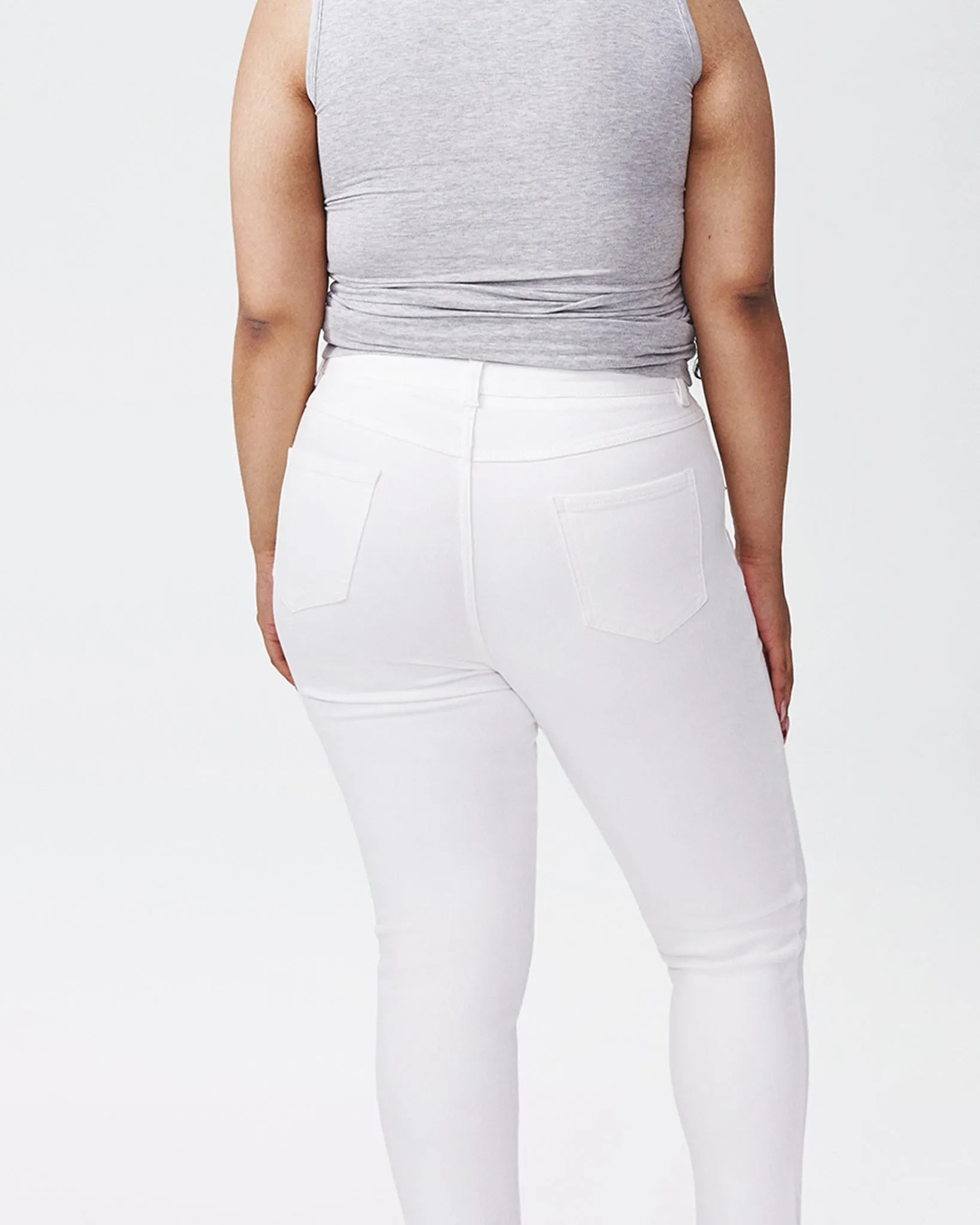 Seine High Rise Skinny Jeans 32 Inch - White sold by Universal Standard product image thumbnail 5