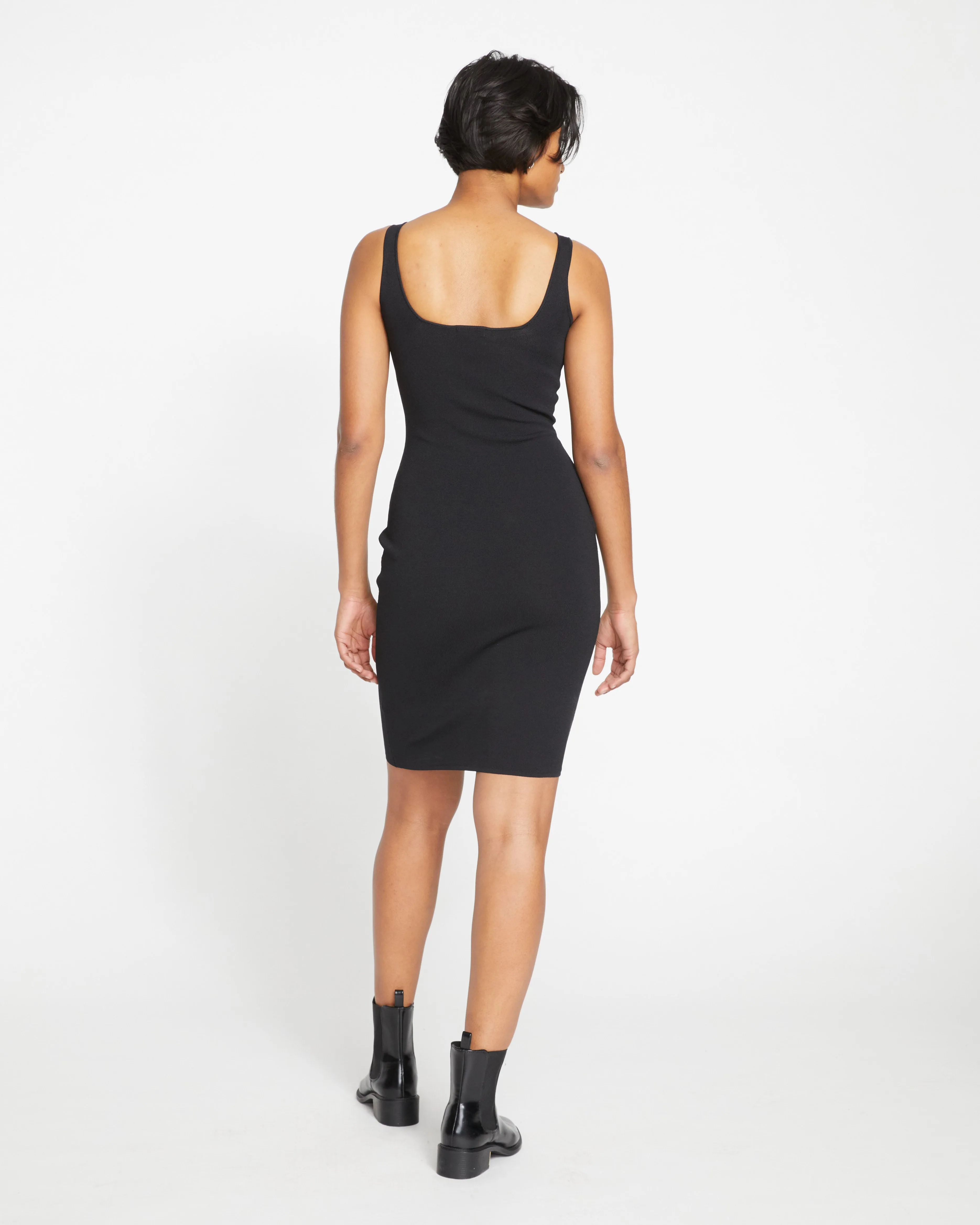 Knitted Tank Dress - Black sold by Universal Standard product image thumbnail 4
