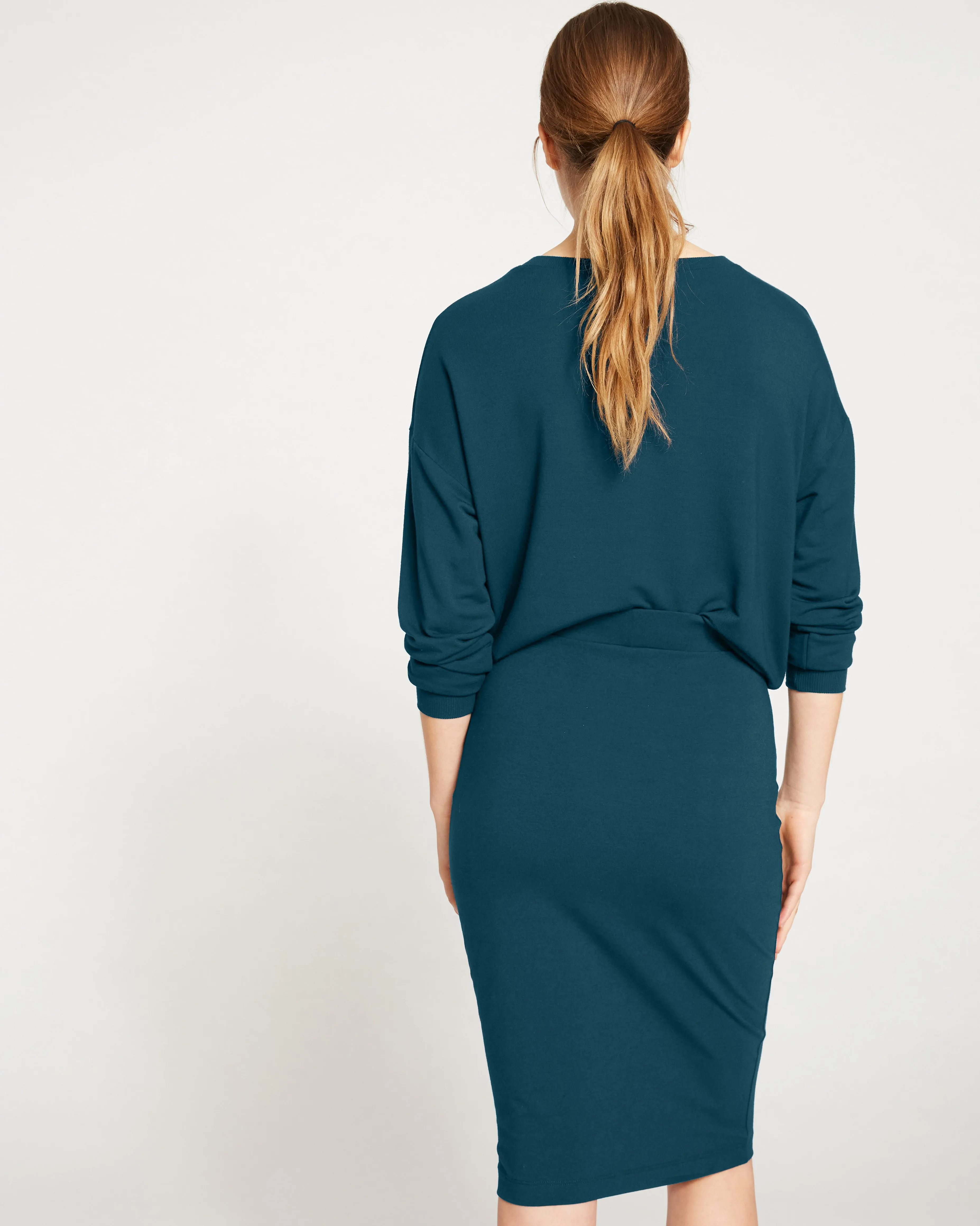 Danube Jersey Skirt - Deep Sea sold by Universal Standard product image thumbnail 4