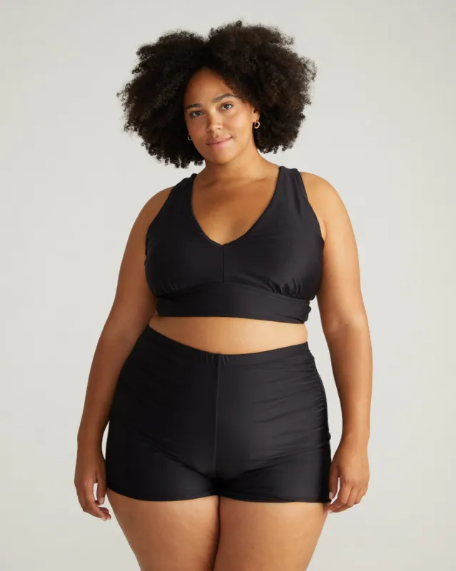 The Plunge Bikini Top - Black sold by Universal Standard