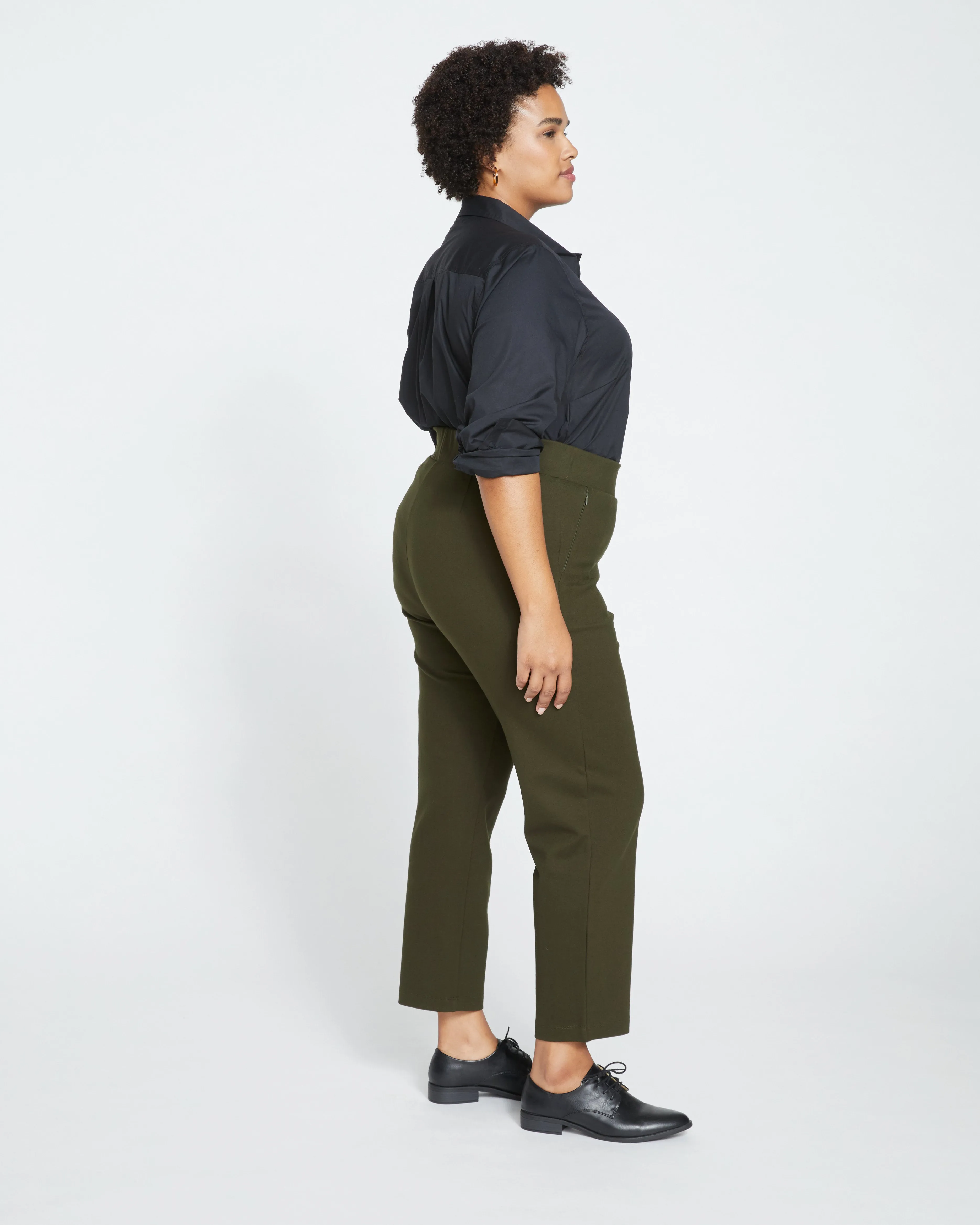 Smart Signature Ponte Pants - Evening Forest sold by Universal Standard product image thumbnail 3