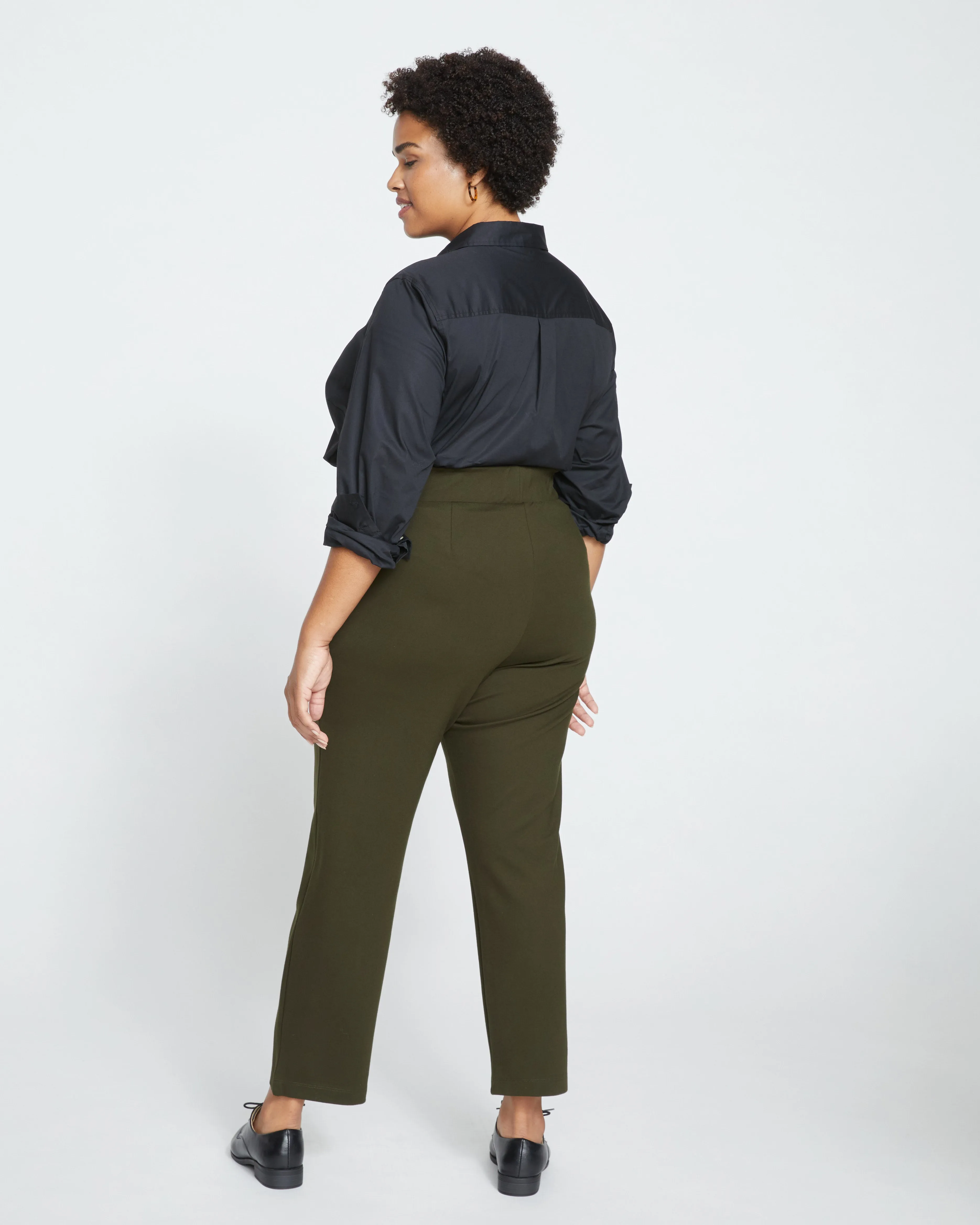Smart Signature Ponte Pants - Evening Forest sold by Universal Standard product image thumbnail 4