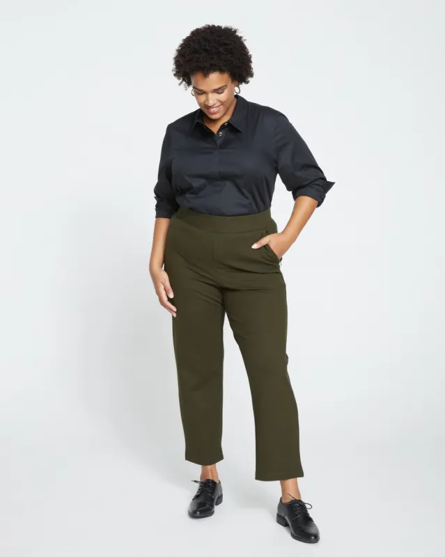 Smart Signature Ponte Pants - Evening Forest sold by Universal Standard
