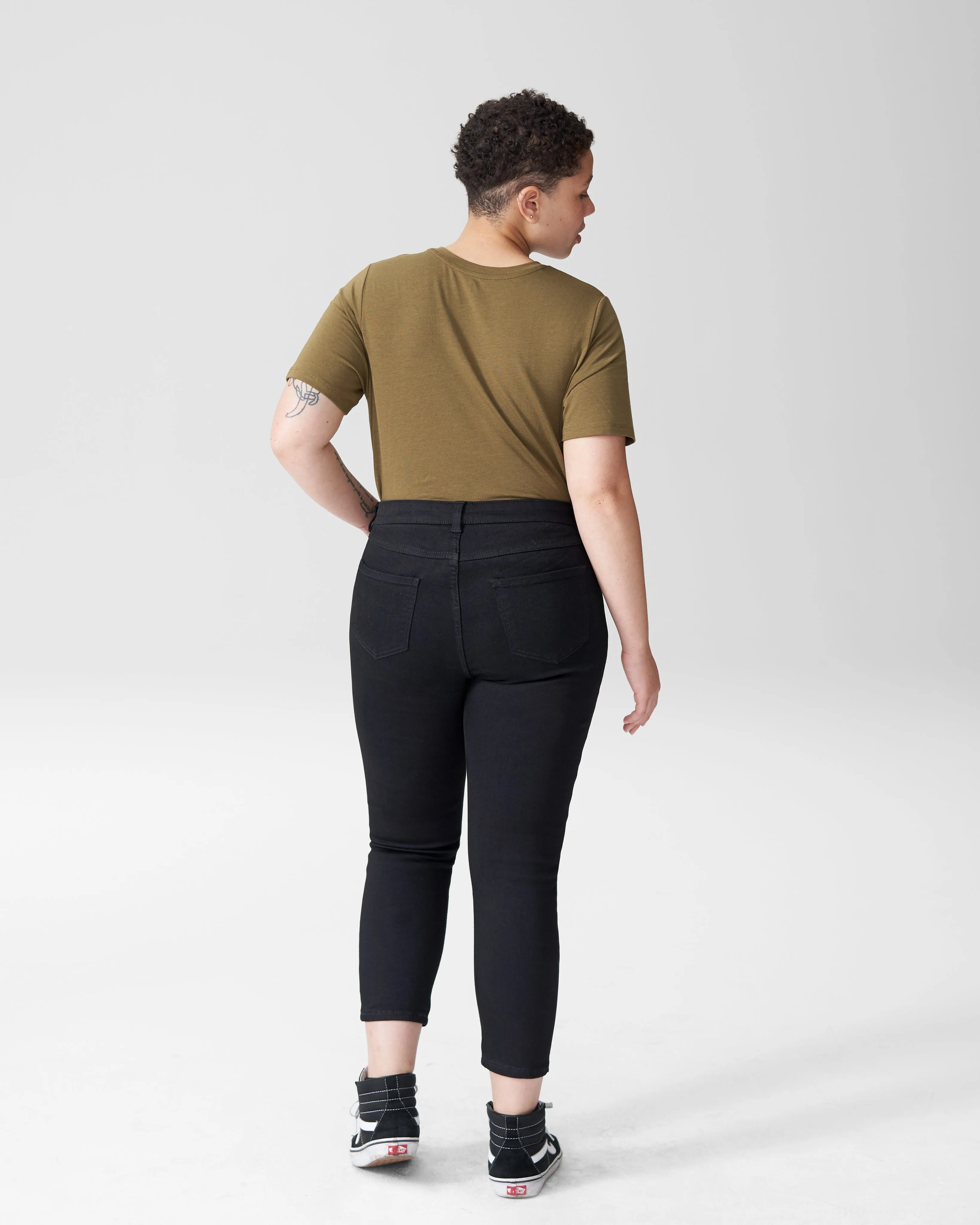 Seine High Rise Skinny Jeans Petite - Black sold by Universal Standard product image thumbnail 4