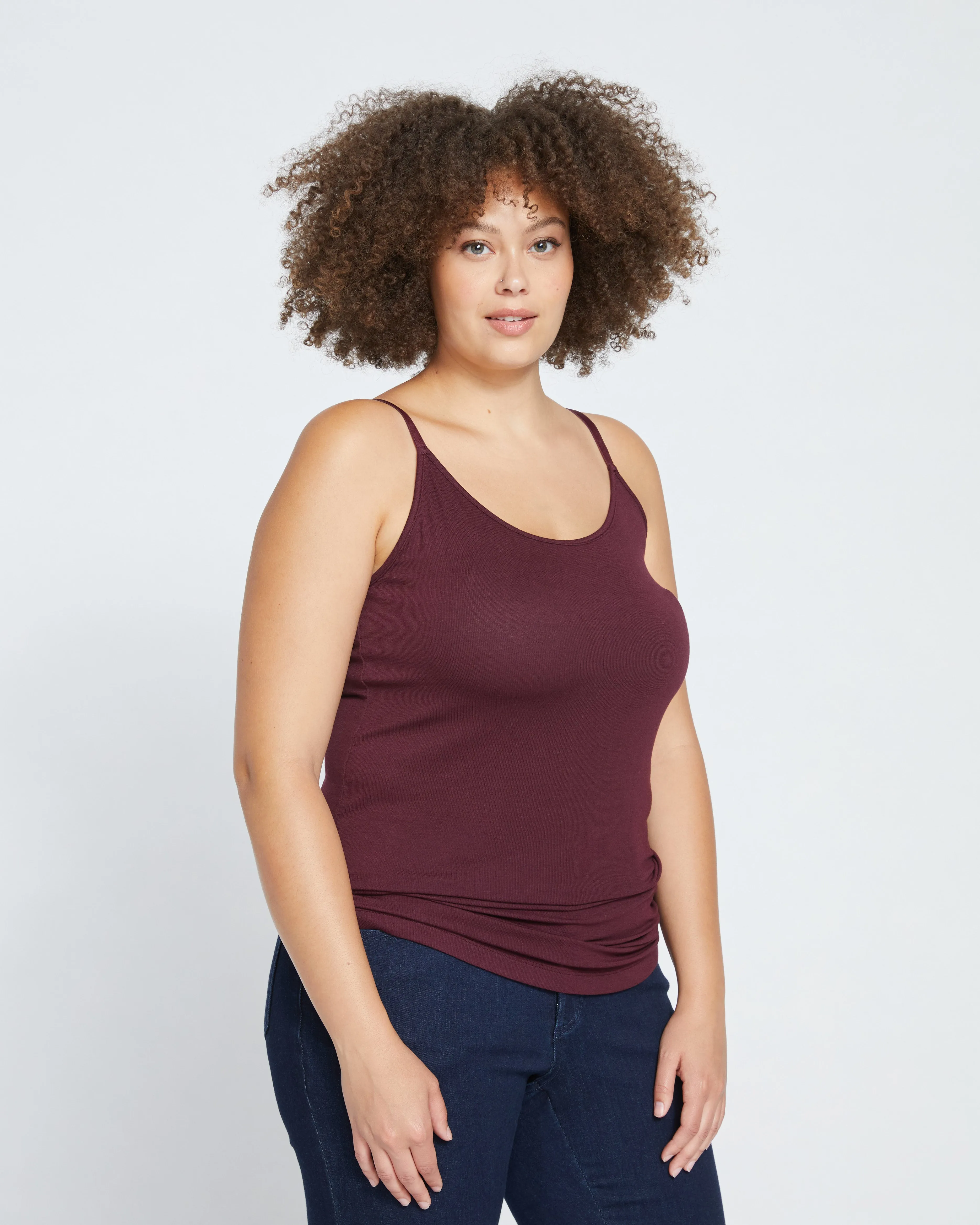 Foundation Camisole - Black Cherry sold by Universal Standard product image thumbnail 3