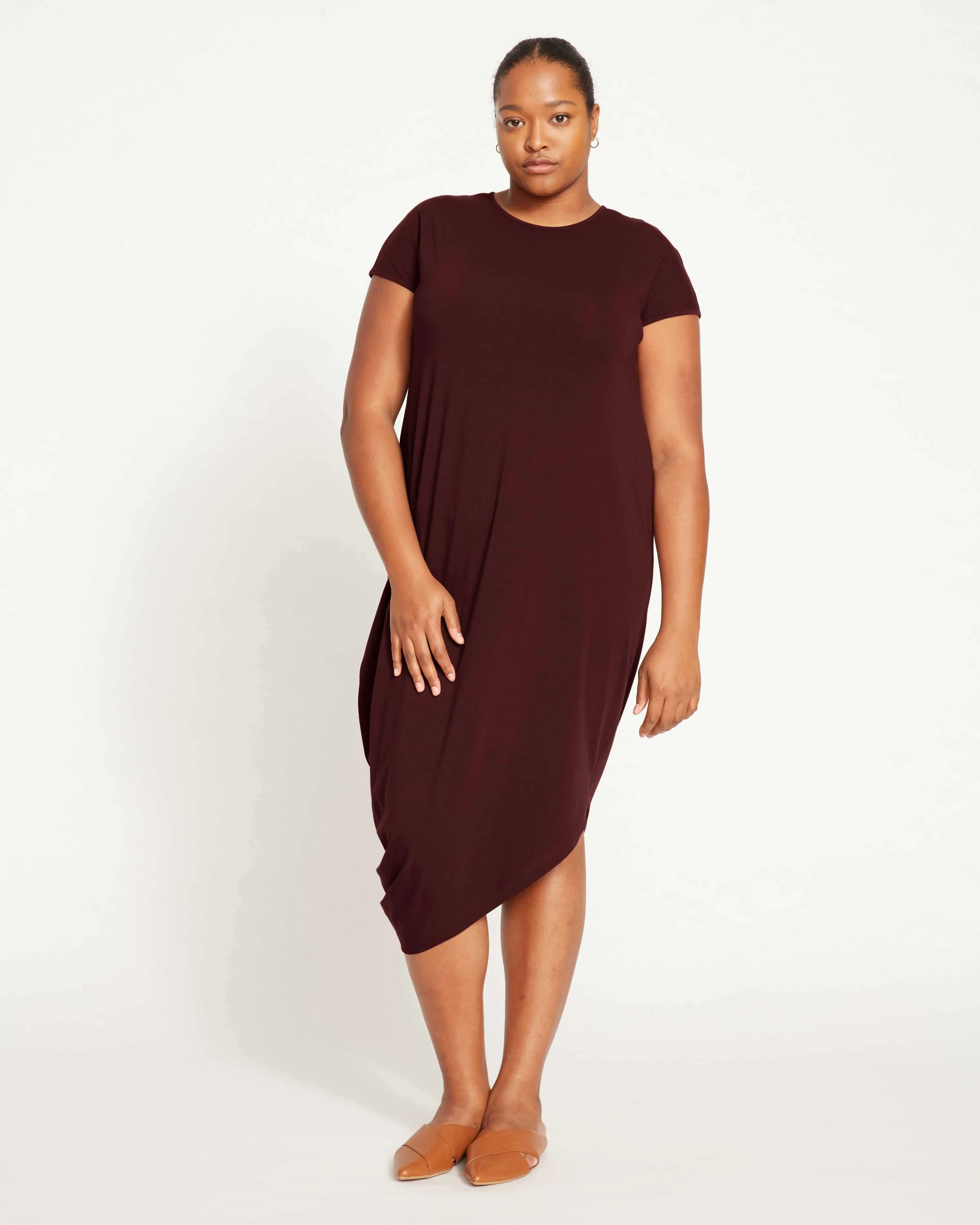 Iconic Geneva Dress - Black Cherry sold by Universal Standard product image thumbnail 4
