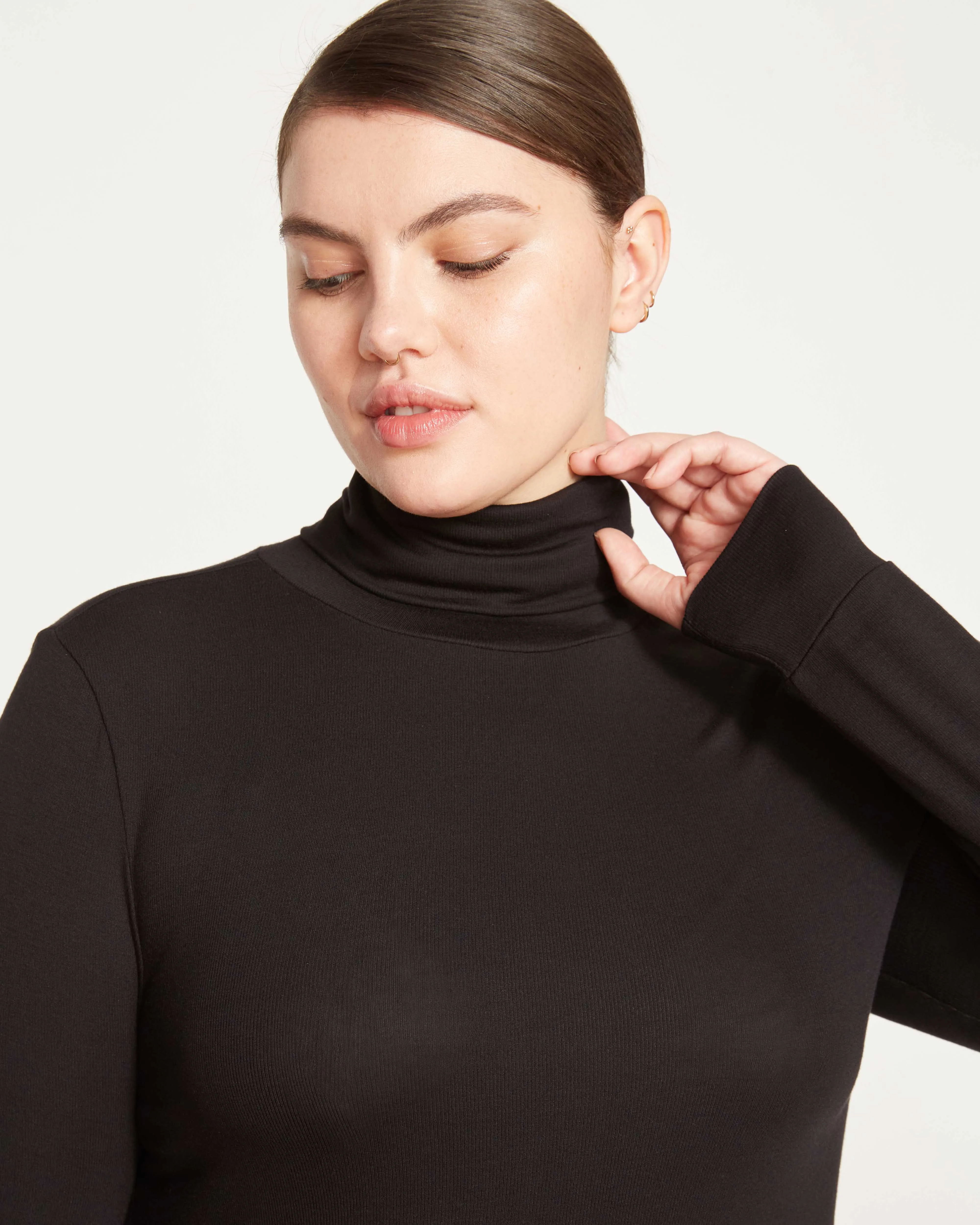 Foundation Turtleneck - Black sold by Universal Standard