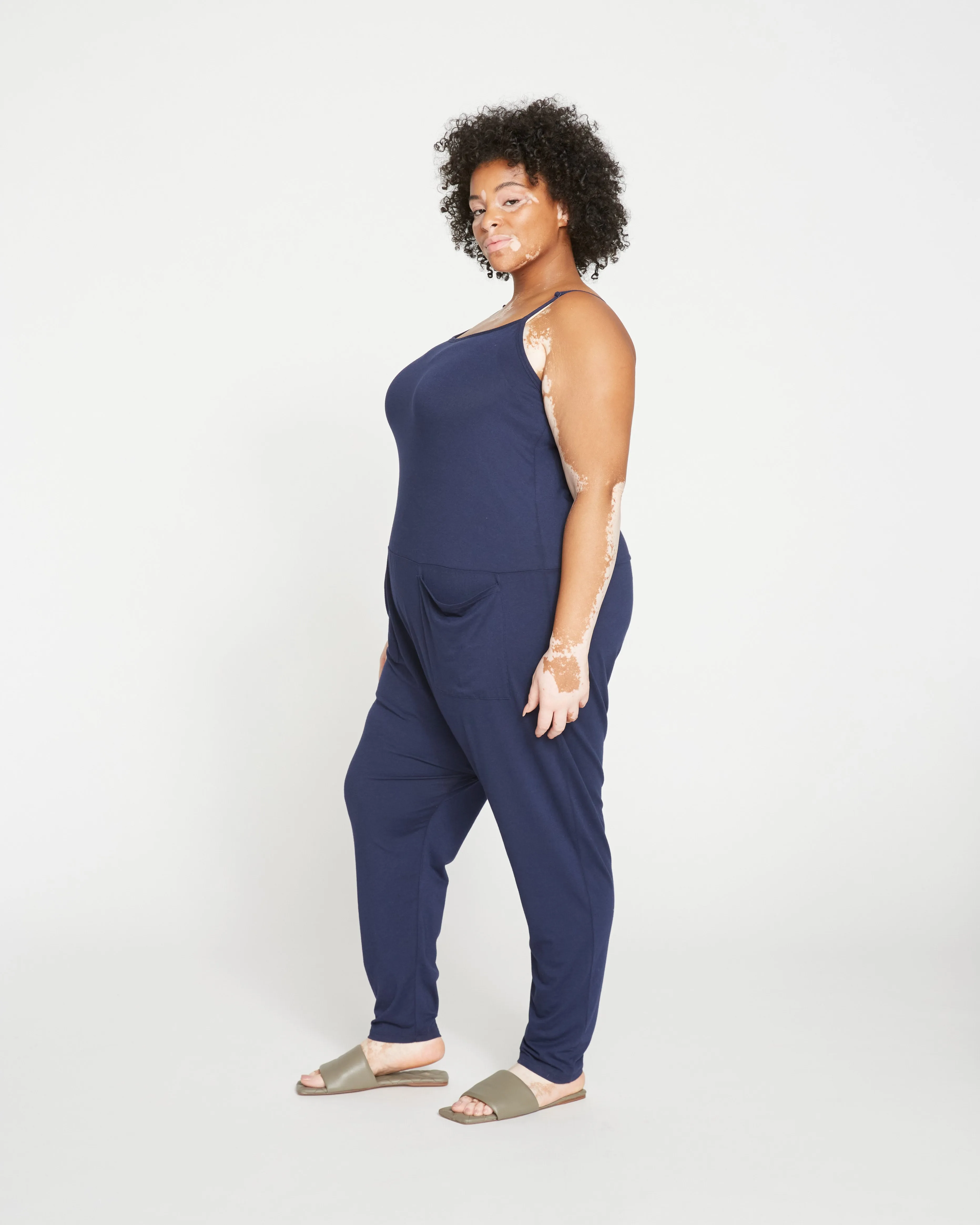 Jackson Sleeveless Jumpsuit - Navy sold by Universal Standard product image thumbnail 3