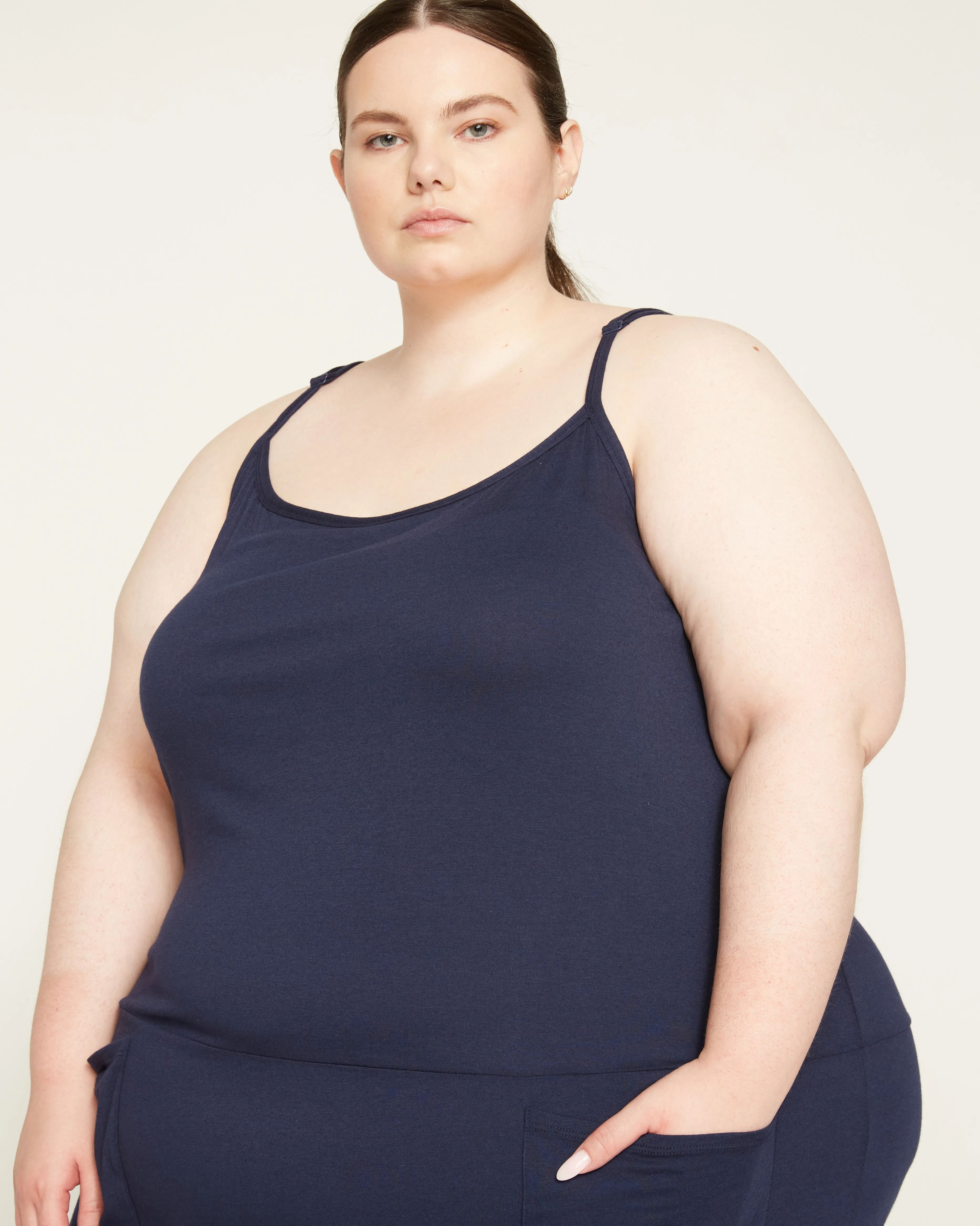 Jackson Sleeveless Jumpsuit - Navy sold by Universal Standard product image thumbnail 5