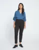 Smart Signature Ponte Pants - Slate Pinstripe sold by Universal Standard