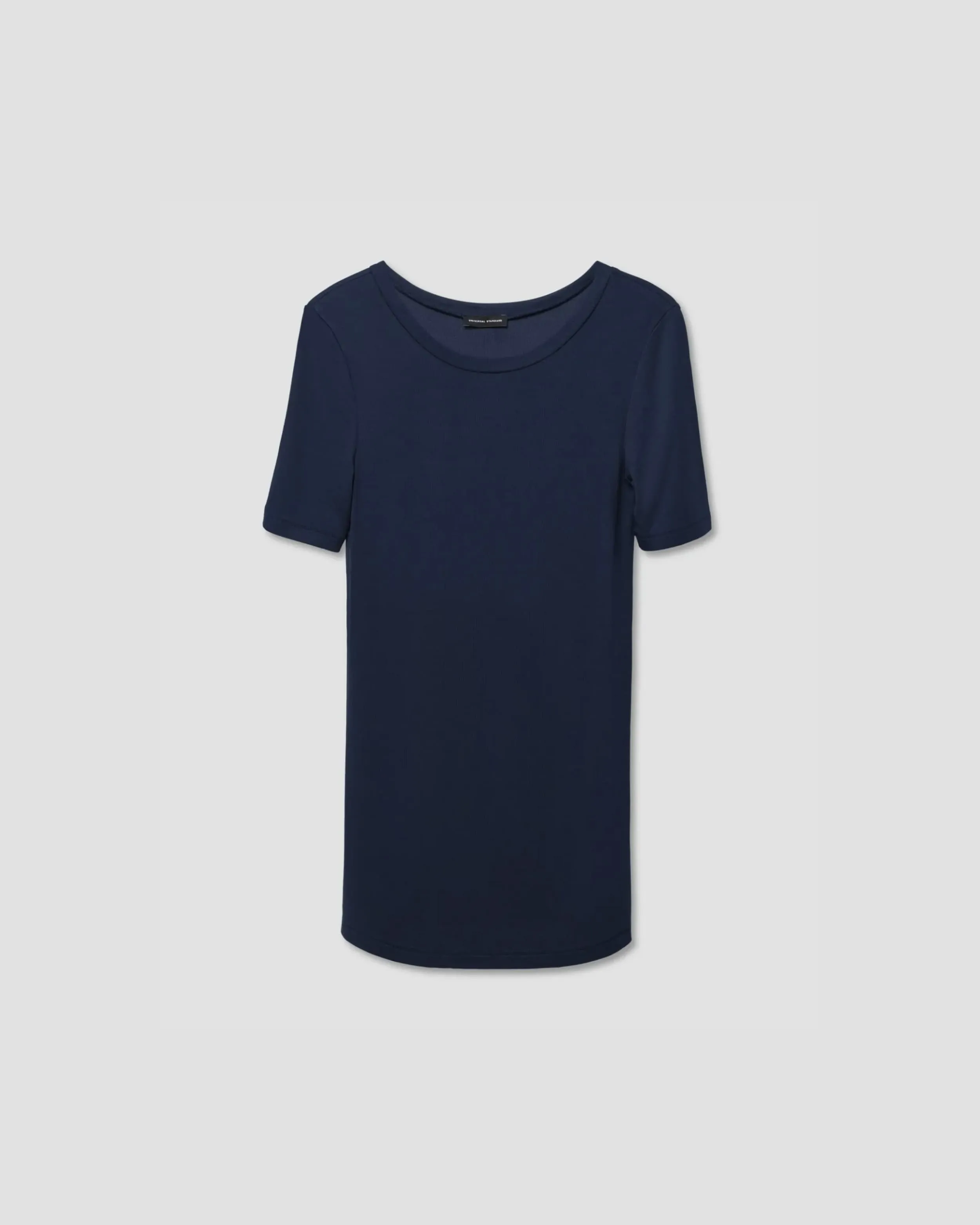 Foundation Short Sleeve Crew Neck Tee - Navy sold by Universal Standard product image thumbnail 2
