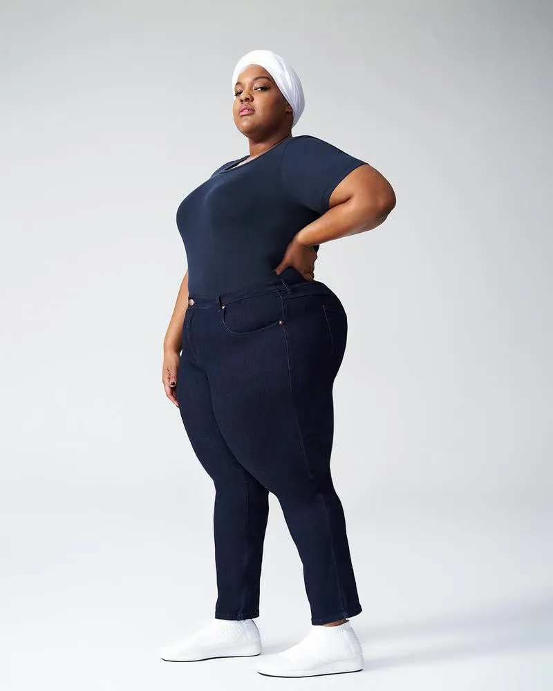 Foundation Short Sleeve Crew Neck Tee - Navy sold by Universal Standard product image thumbnail 4