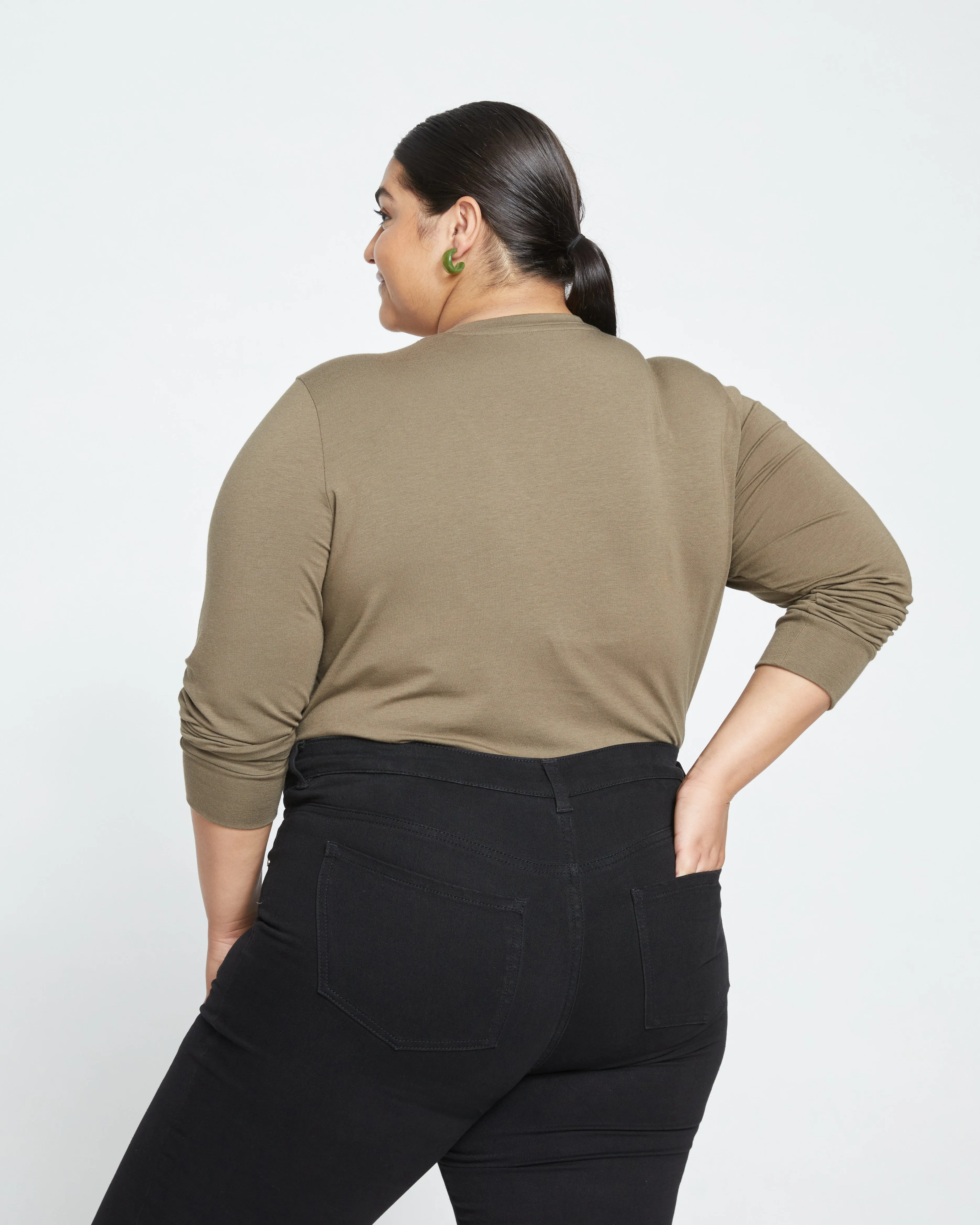 Long Sleeve V Rex - Crocodile sold by Universal Standard product image thumbnail 4