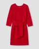 Classic Light Terry Tie Sweatshirt Dress - Red sold by Universal Standard