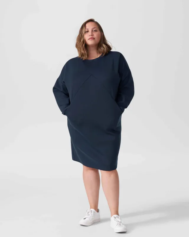 Amanda Spacer Sweatshirt Dress - Navy sold by Universal Standard
