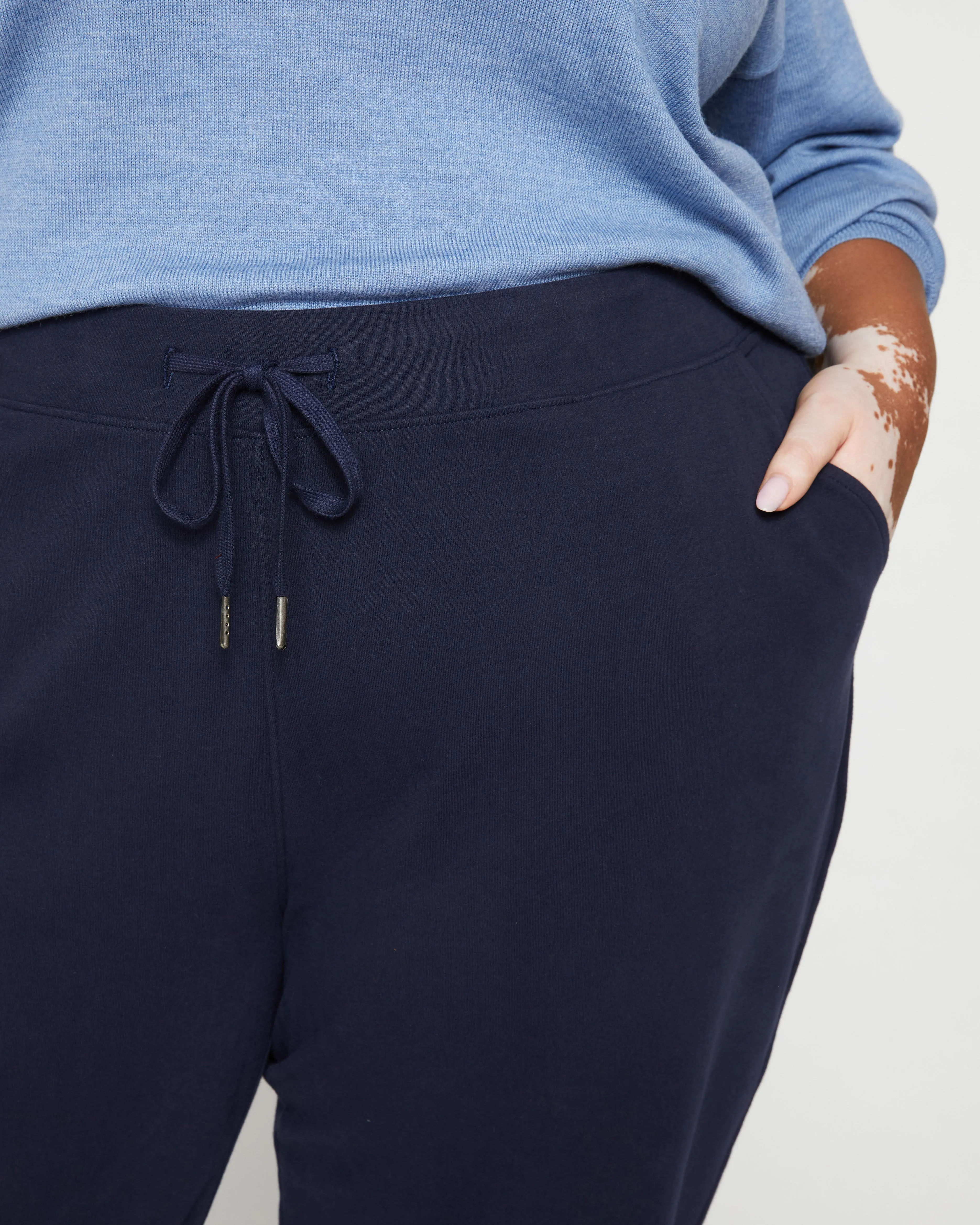Peachy Terry Drawstring Jogger - Midnight sold by Universal Standard product image thumbnail 2