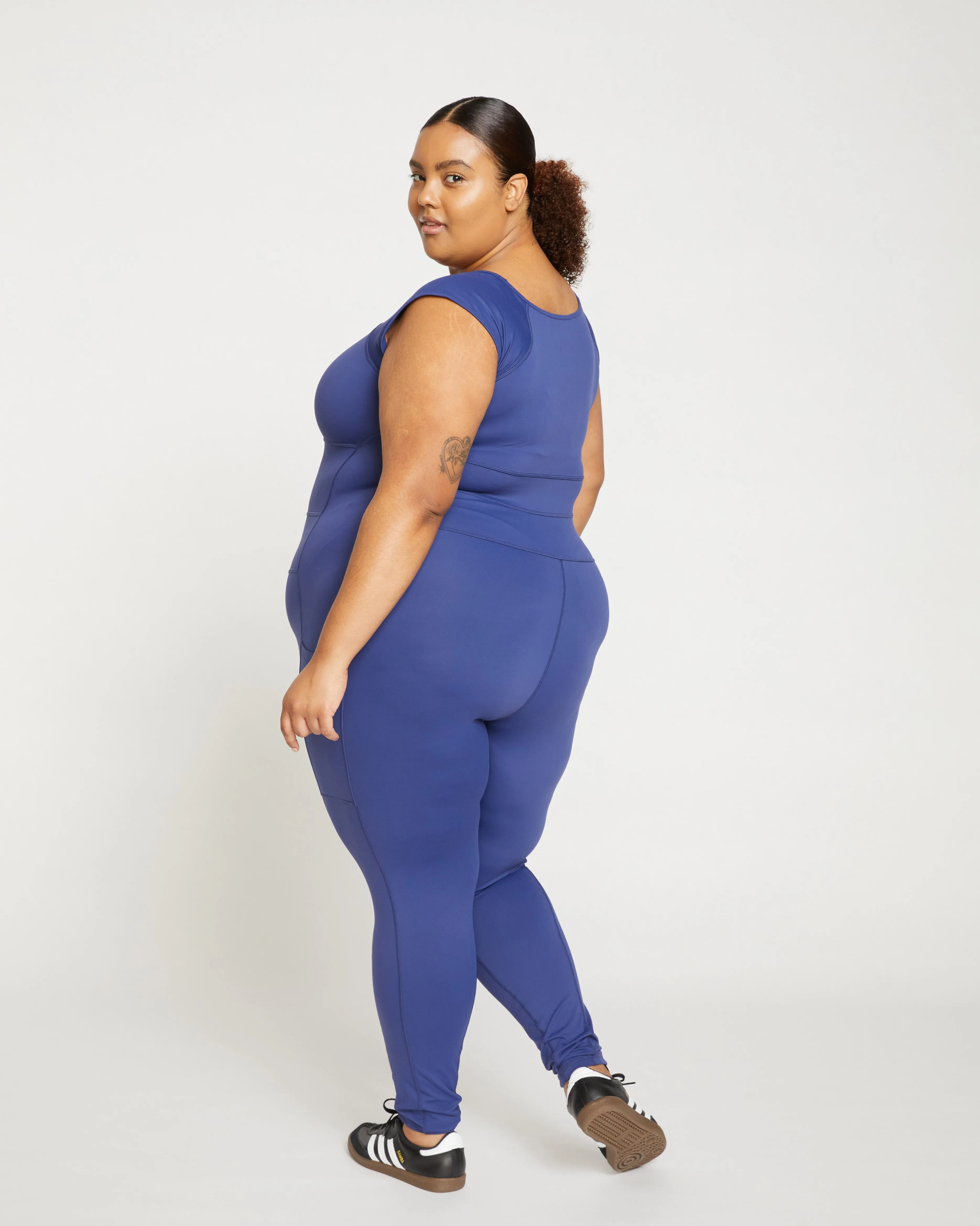 Next-to-Naked Cap Sleeve Bodysuit - Rich Cobalt sold by Universal Standard product image thumbnail 4
