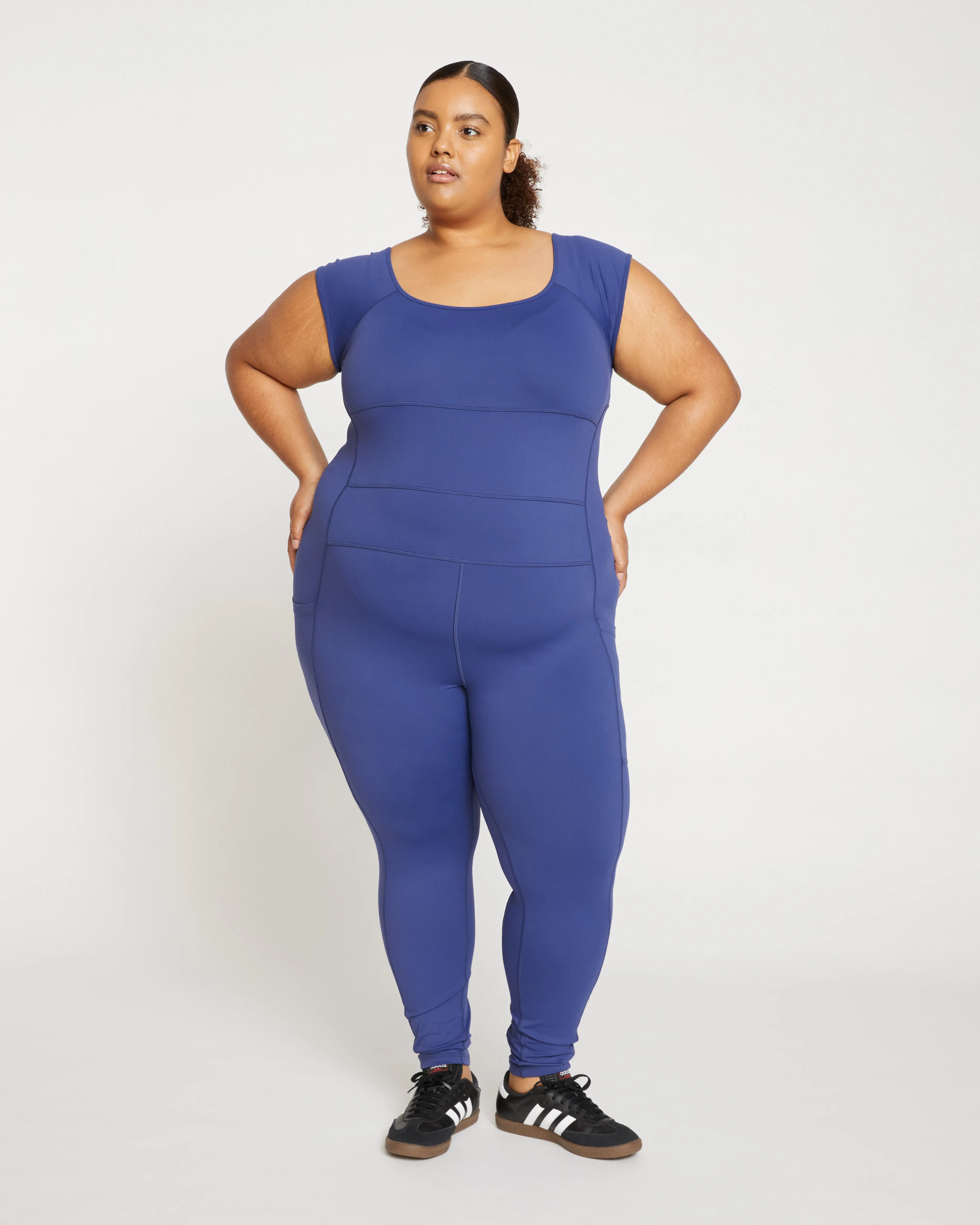 Next-to-Naked Cap Sleeve Bodysuit - Rich Cobalt sold by Universal Standard product image thumbnail 2