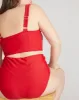 The Super High Bikini Bottom - Baywatch Red sold by Universal Standard