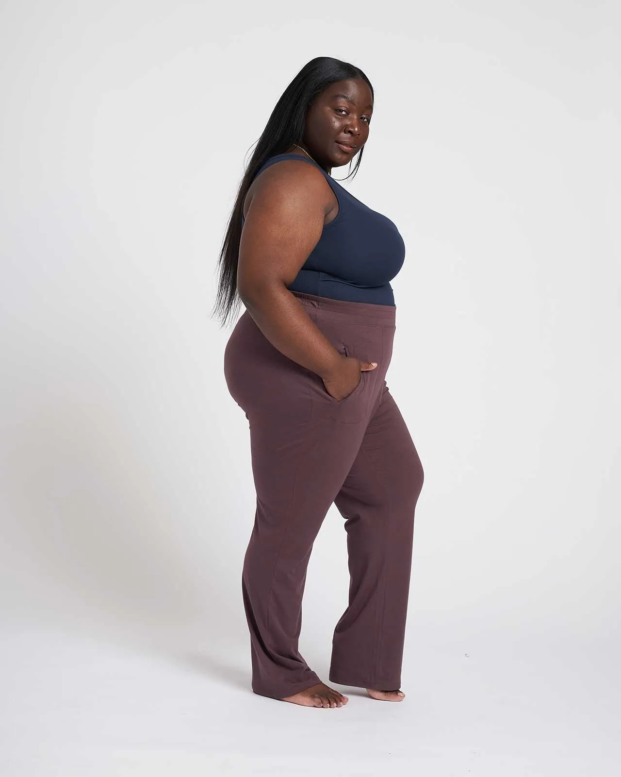 Mola Lounge Pants - Chestnut sold by Universal Standard product image thumbnail 2