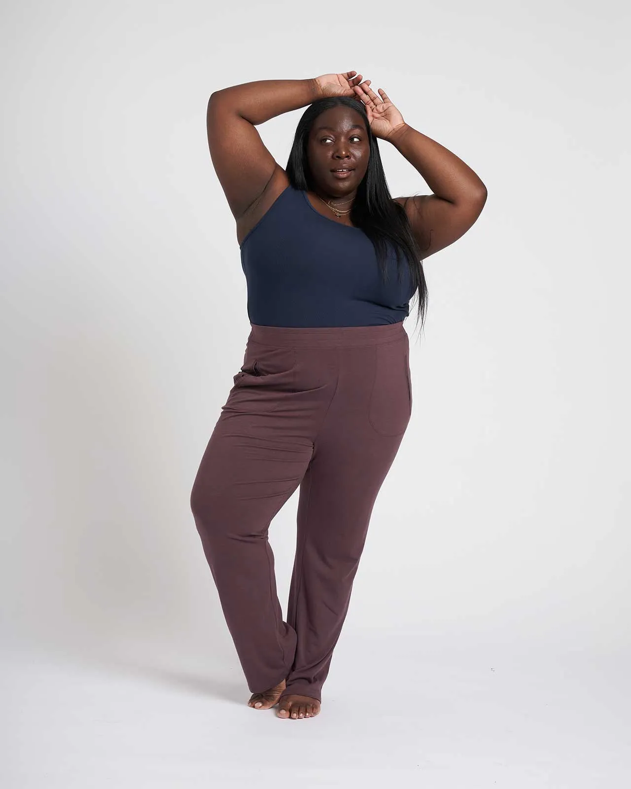 Mola Lounge Pants - Chestnut sold by Universal Standard