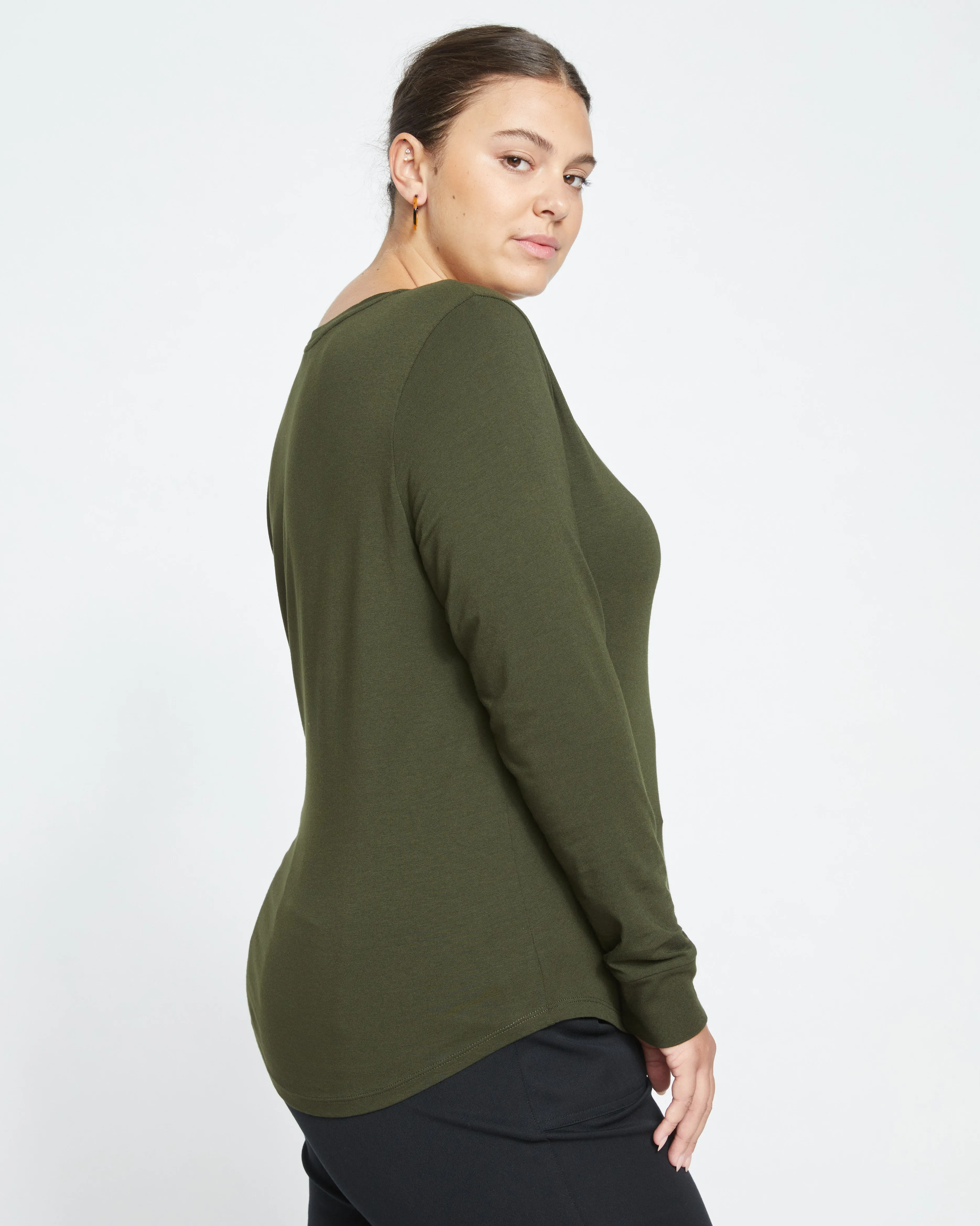 Long Sleeve Tee Rex - Evening Forest sold by Universal Standard product image thumbnail 3