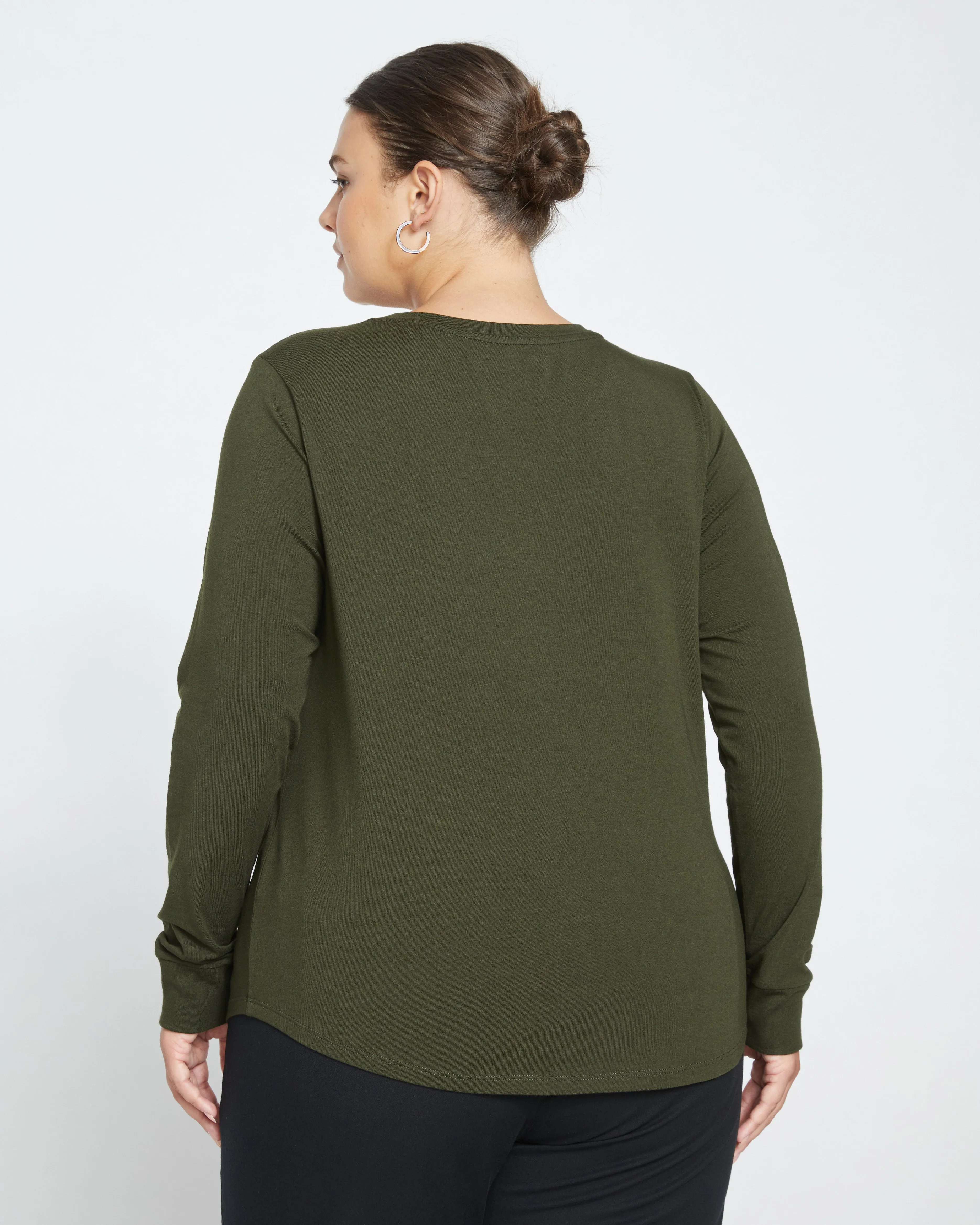 Long Sleeve Tee Rex - Evening Forest sold by Universal Standard product image thumbnail 4