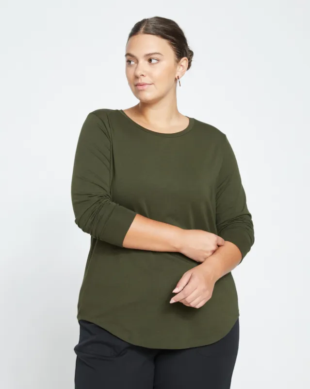 Long Sleeve Tee Rex - Evening Forest sold by Universal Standard