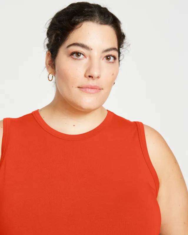 Cai High Neck Tank - Sun Fire sold by Universal Standard