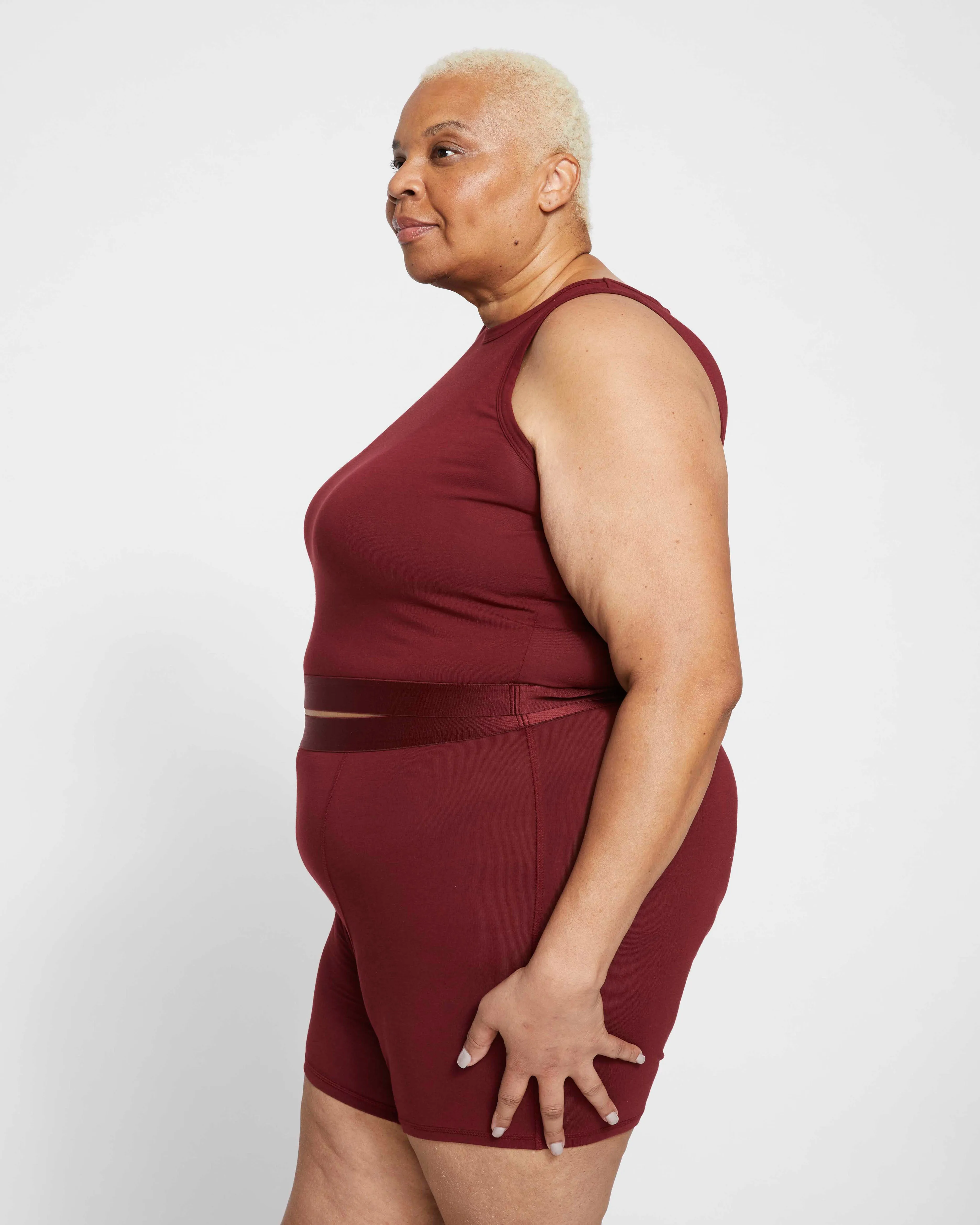 UltimateS Crop Tank - Brick Red sold by Universal Standard product image thumbnail 3