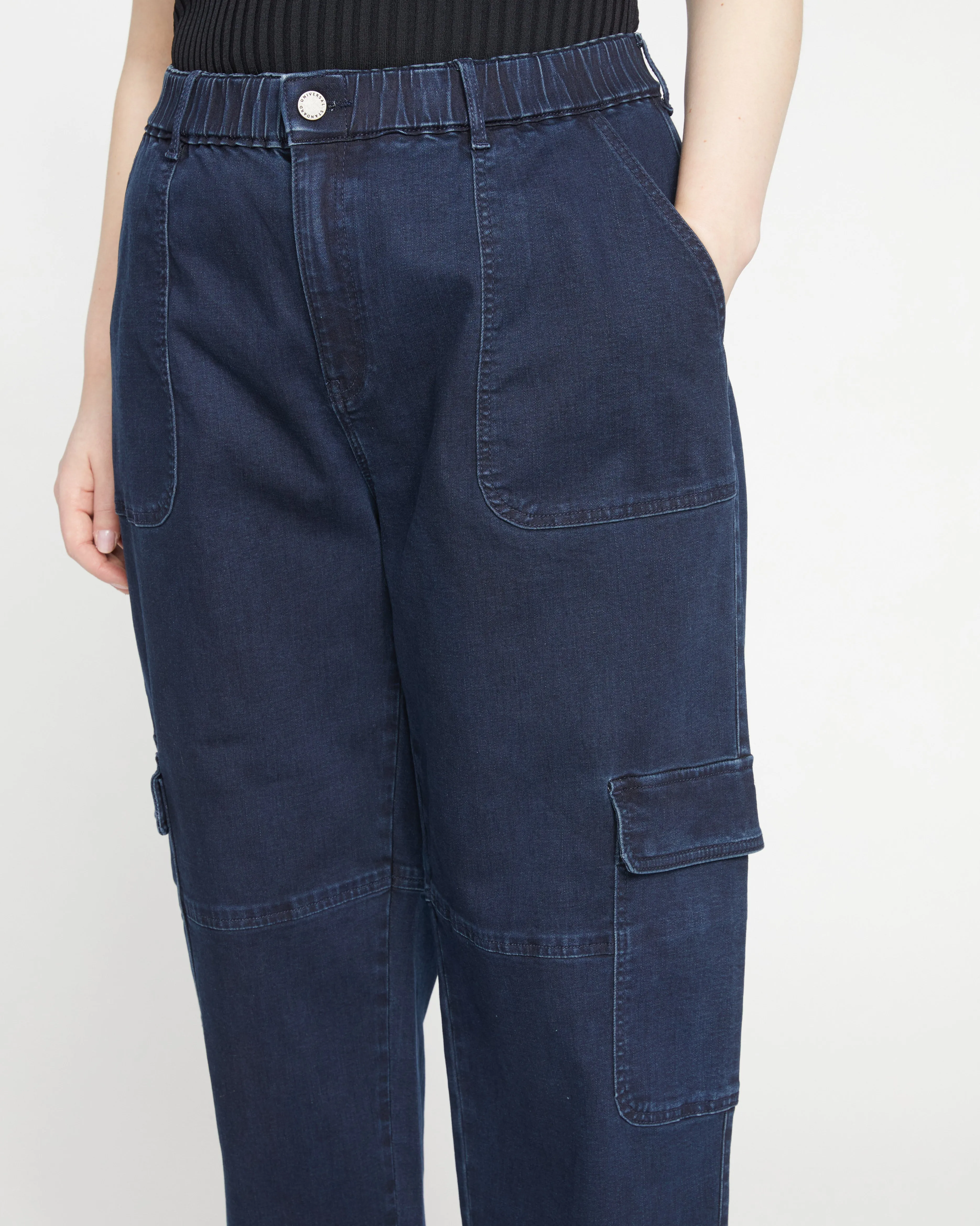 Karlee High Rise Cargo Jeans - Dark Indigo sold by Universal Standard product image thumbnail 3
