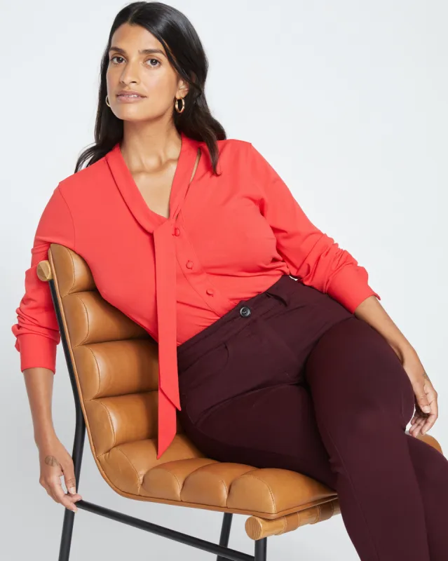 Seine Skinny Ponte Jeans - Black Cherry sold by Universal Standard